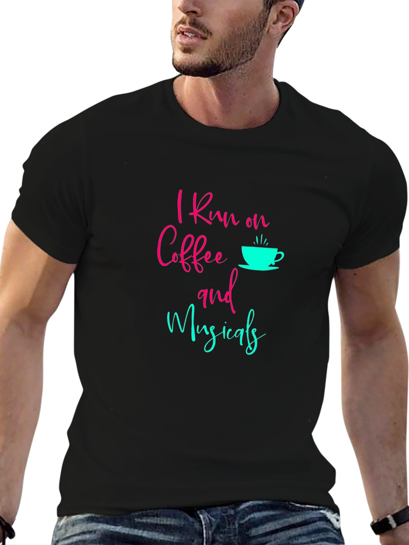 Coffee & Musicals Graphic T-Shirt