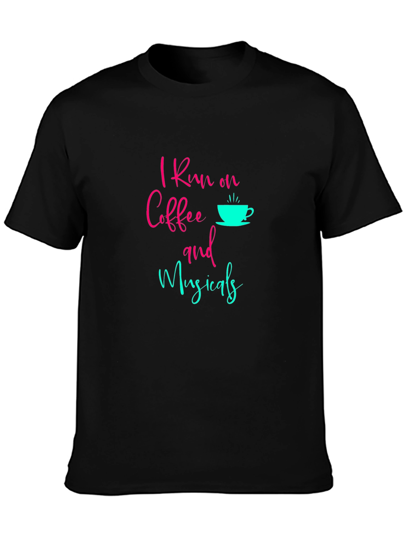 Coffee & Musicals Graphic T-Shirt