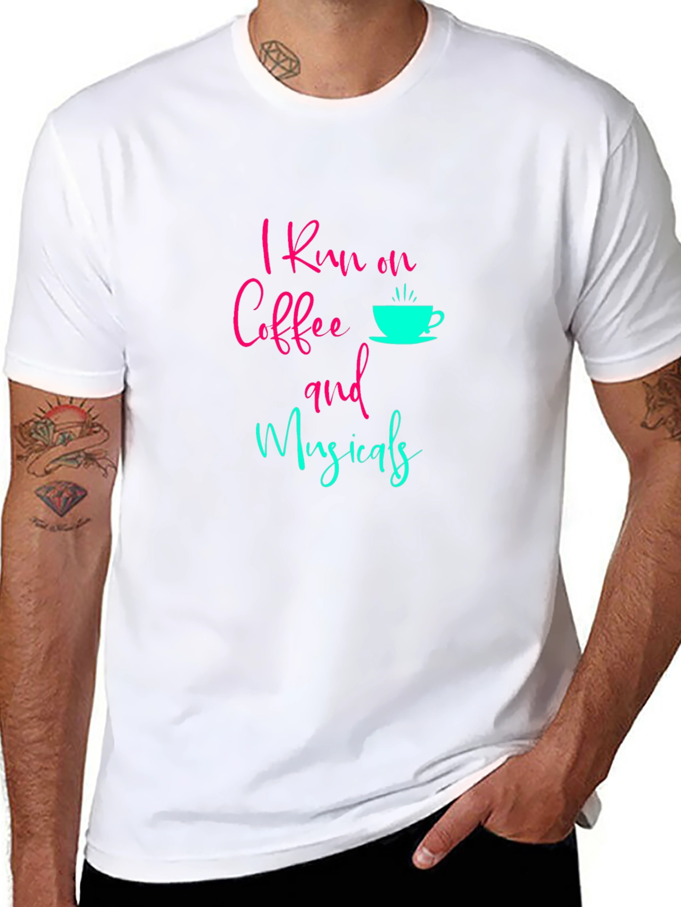 Coffee & Musicals Graphic T-Shirt