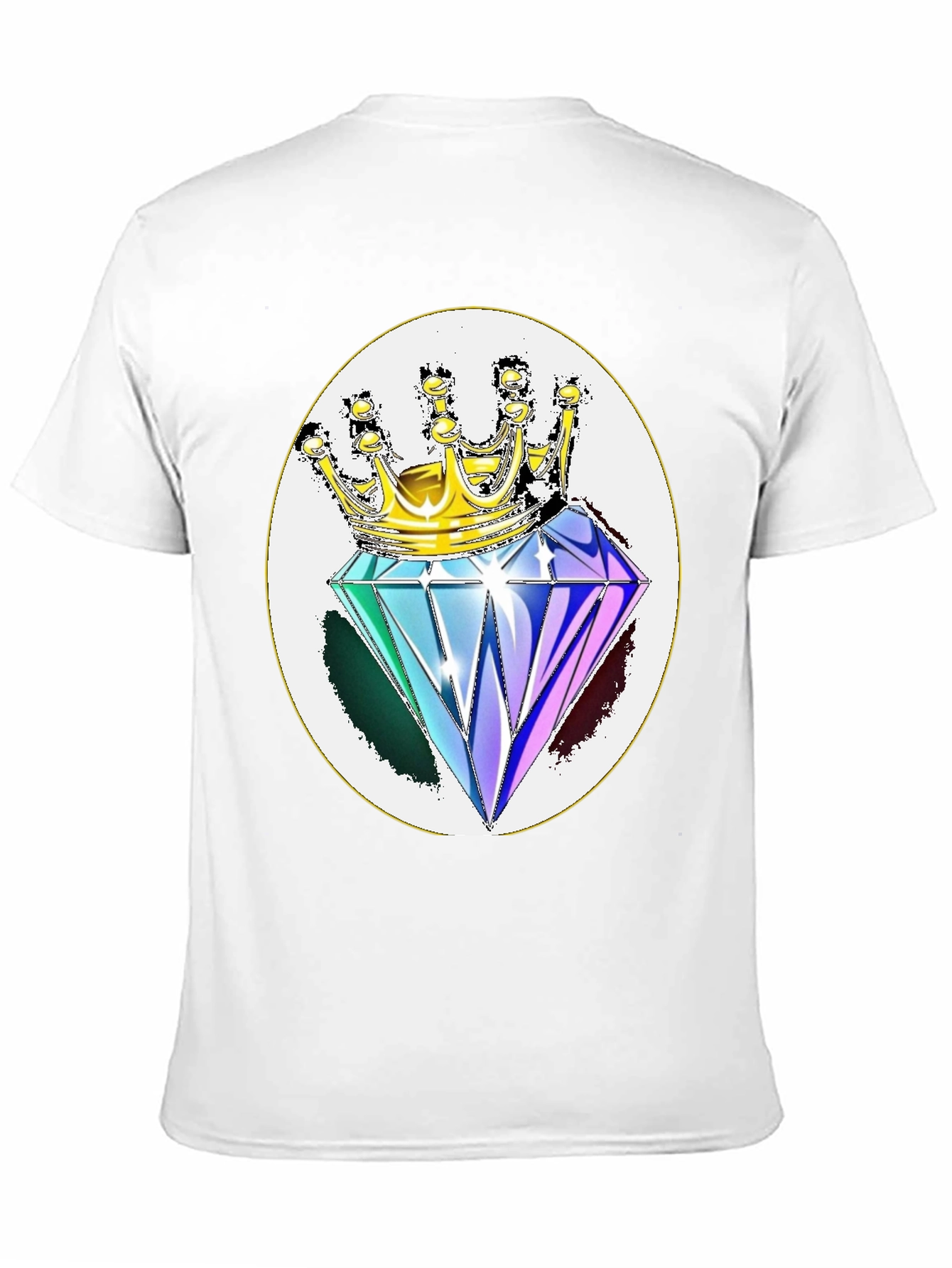 Diamond King Graphic Tee - Stylish Black Shirt