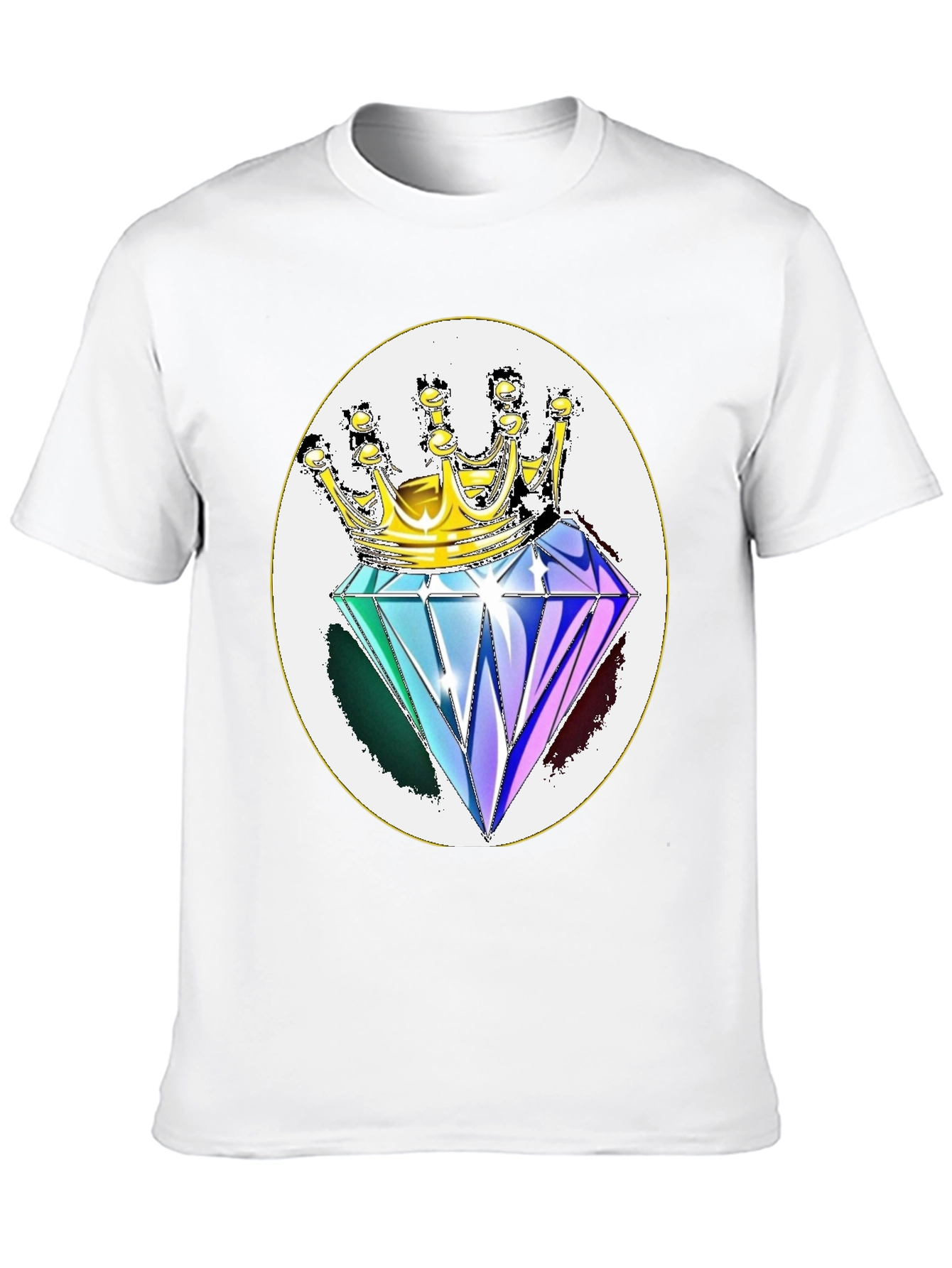 Diamond King Graphic Tee - Stylish Black Shirt