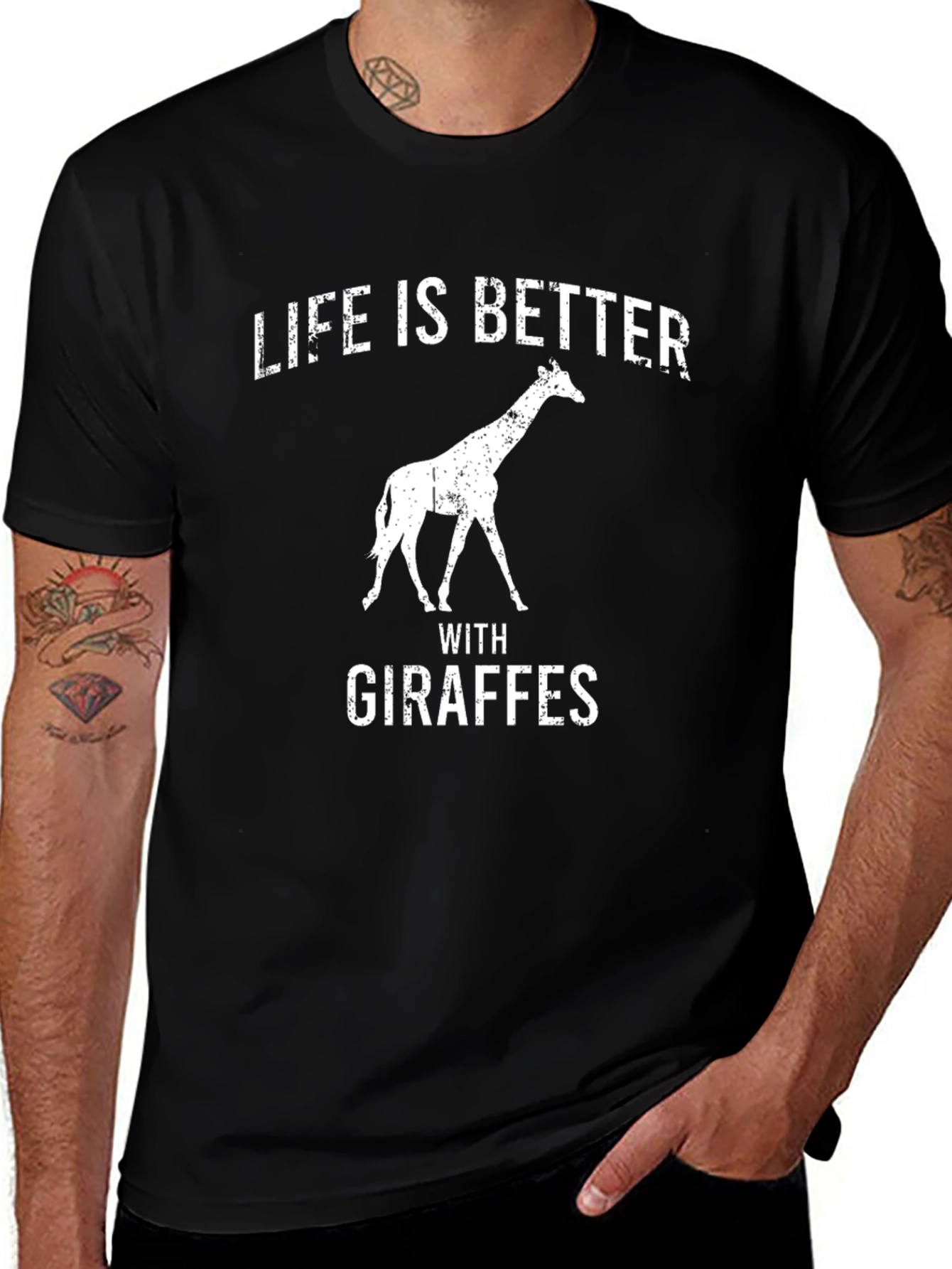 Life is Better With Giraffes T-Shirt