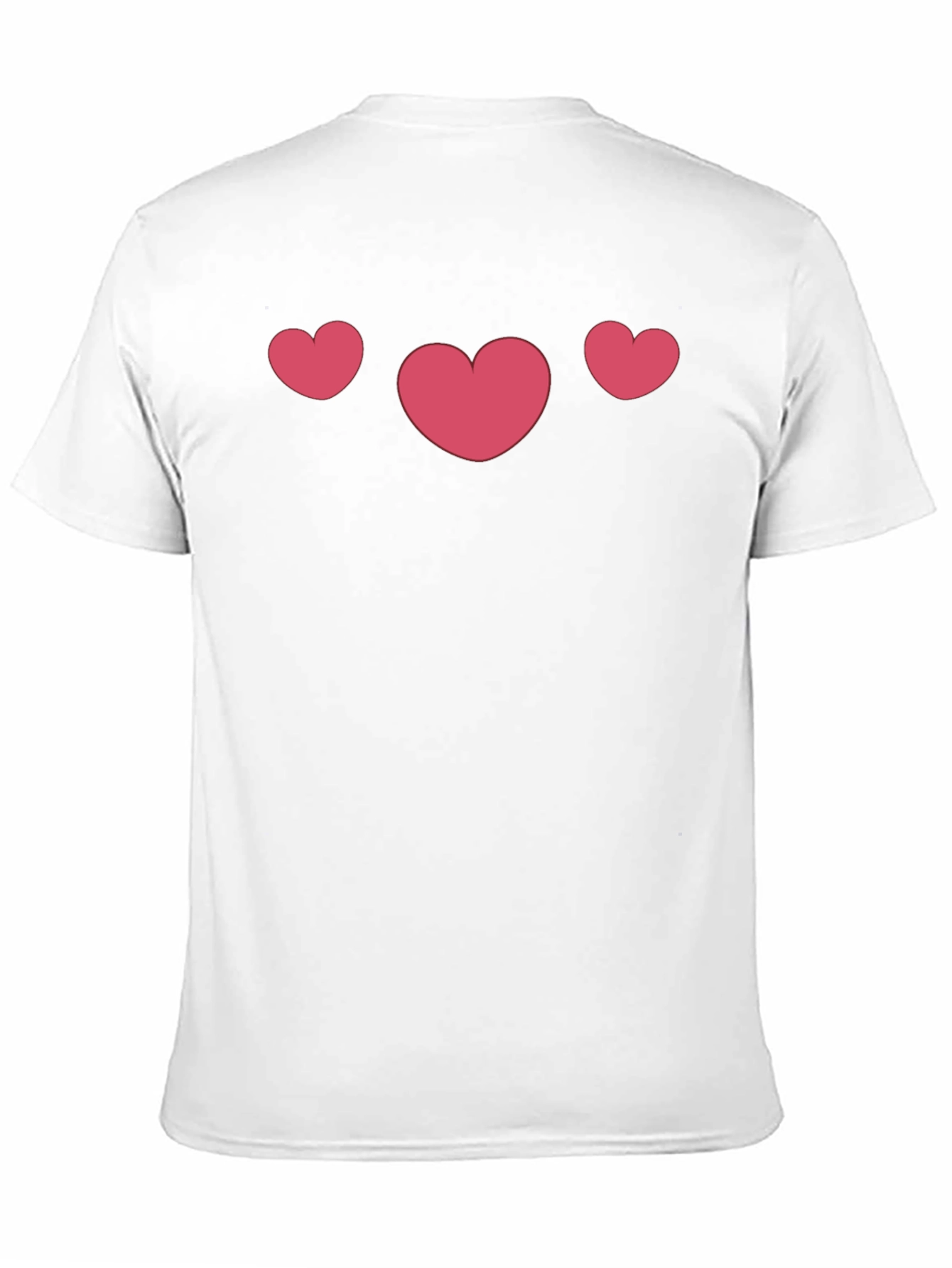 Heart Trio Black T-Shirt