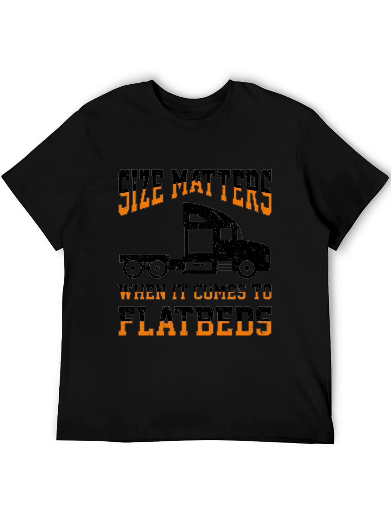 Size Matters Flatbed Trucker T-Shirt