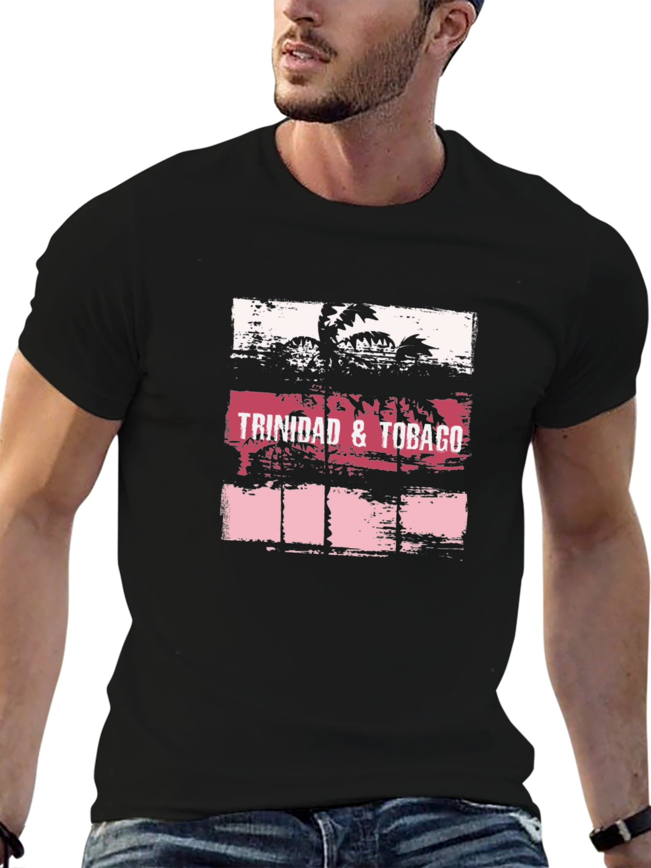 Trinidad & Tobago Graphic Tee - Tropical Island Design