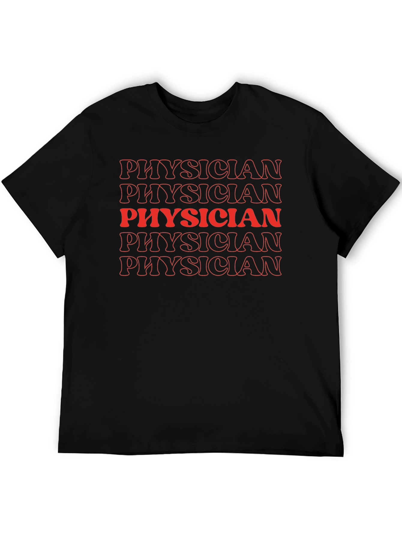 Physician Retro Style Graphic T-Shirt