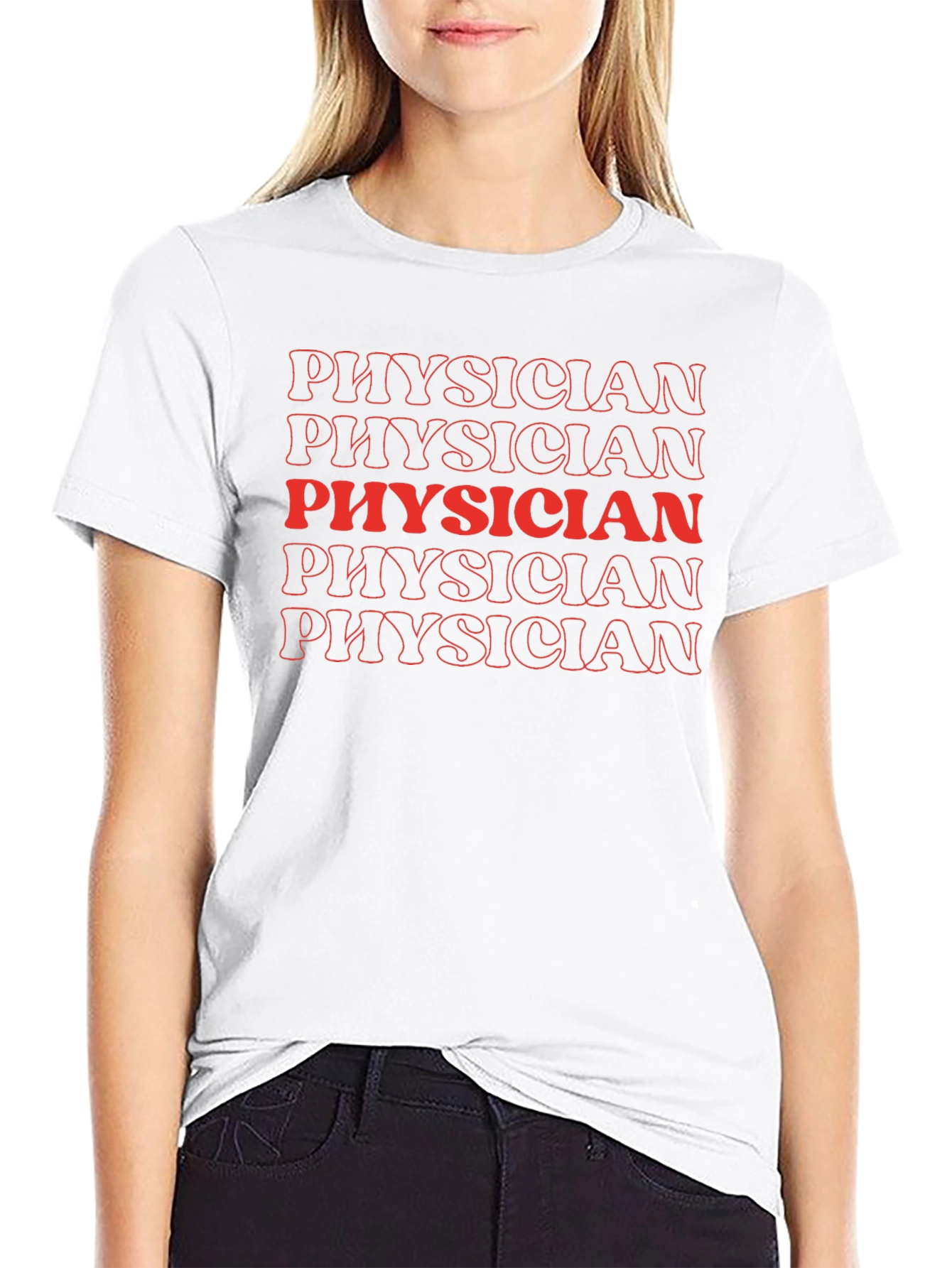 Physician Retro Style Graphic T-Shirt