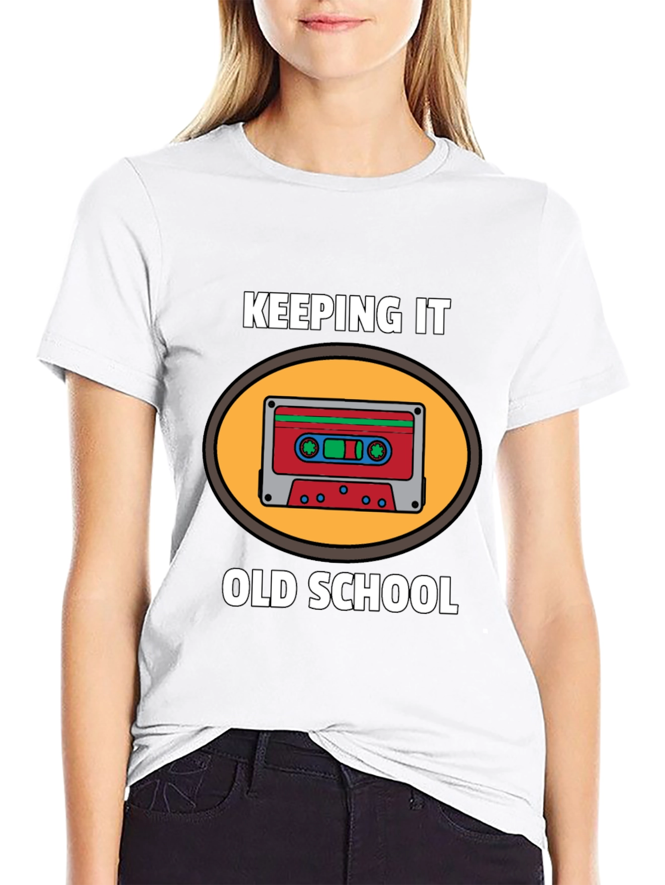 Keeping it Old School Cassette Tape T-Shirt