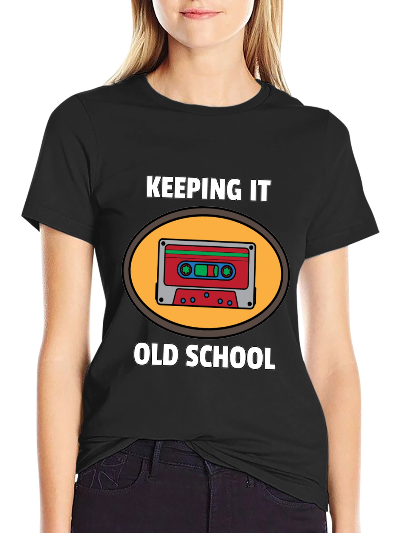 Keeping it Old School Cassette Tape T-Shirt
