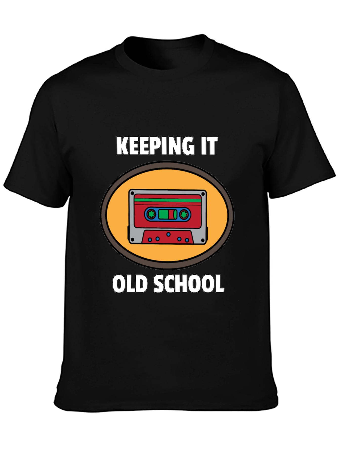 Keeping it Old School Cassette Tape T-Shirt