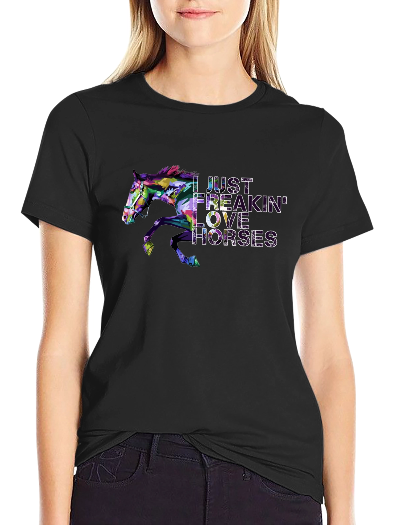 I Just Freakin Love Horses Graphic Tee