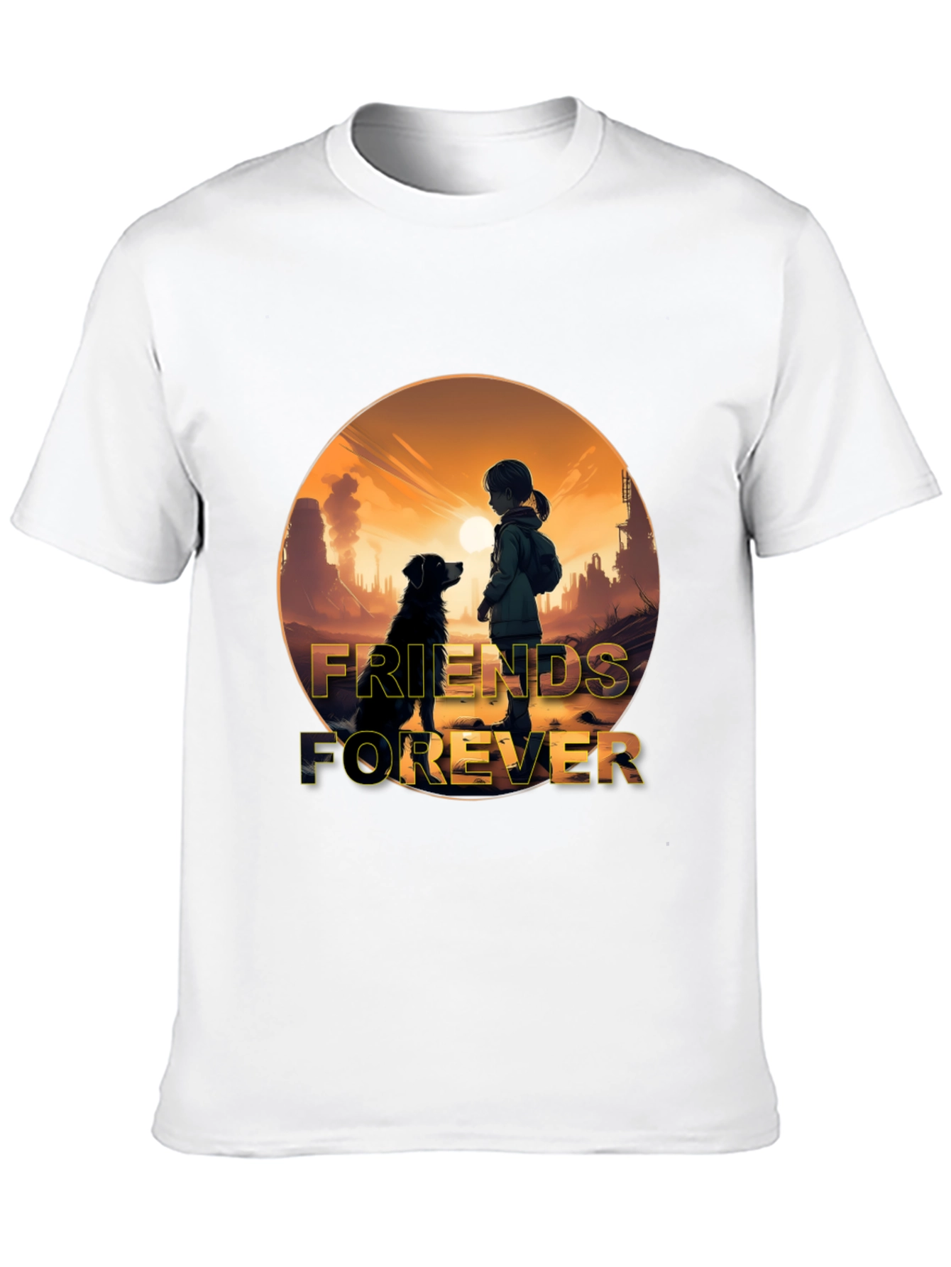 Friends Forever Graphic T-Shirt - Black