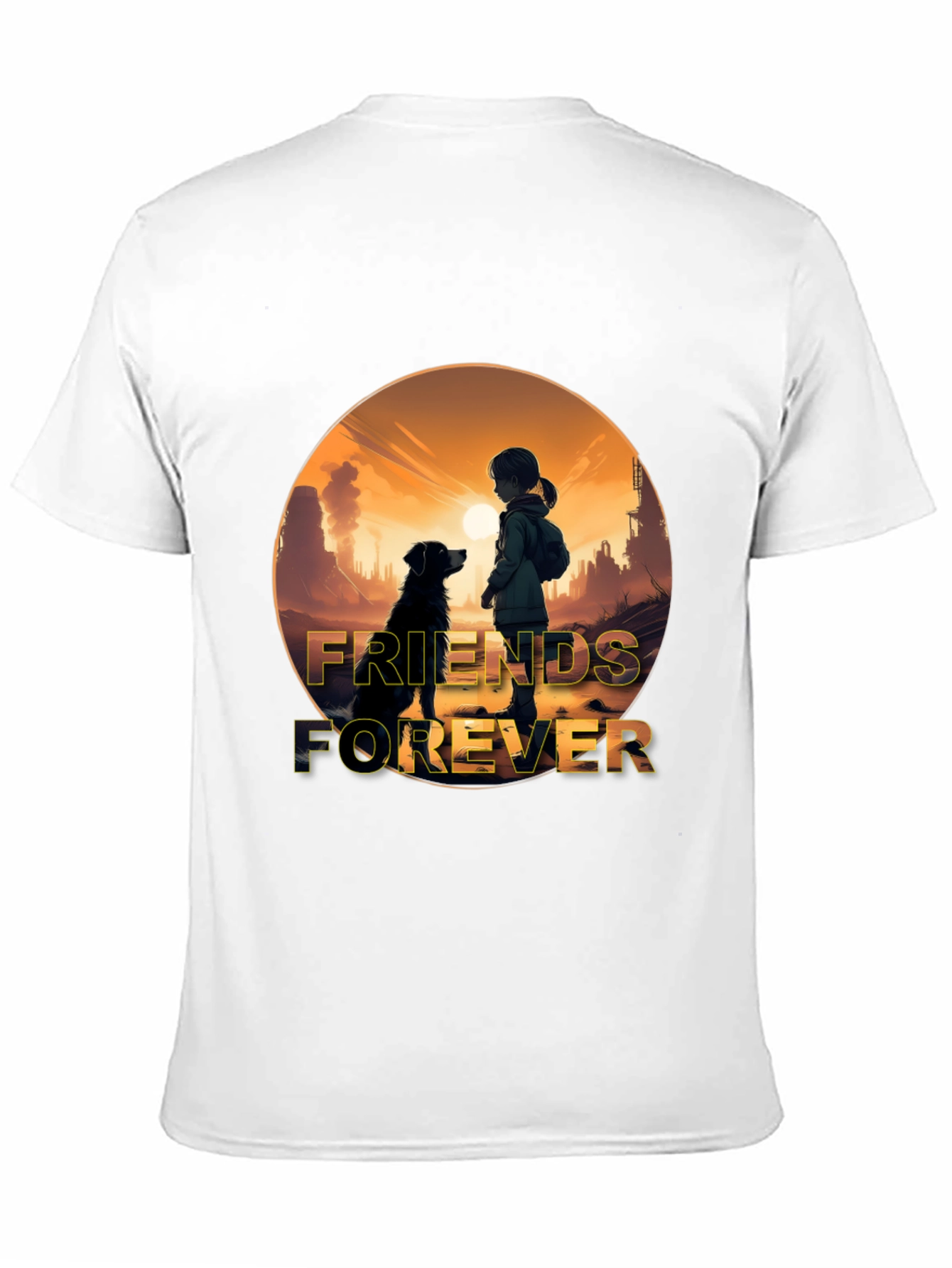 Friends Forever Graphic T-Shirt - Black
