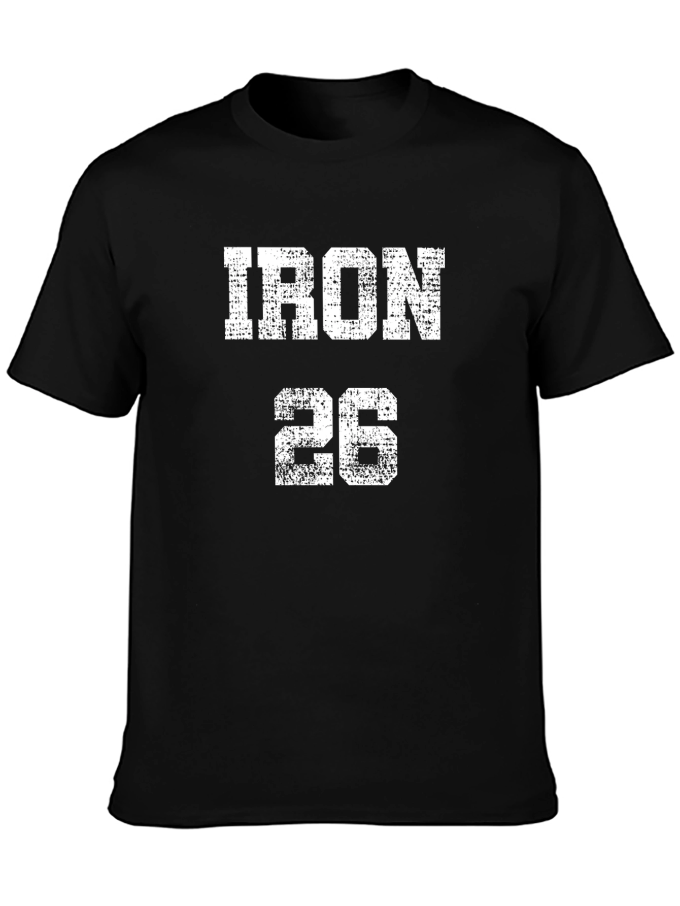 Iron 26 Graphic T-Shirt - Mens Black Tee