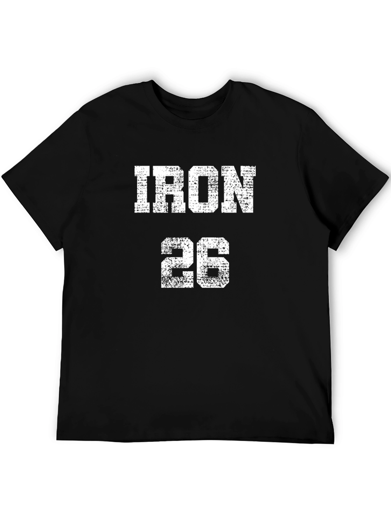 Iron 26 Graphic T-Shirt - Mens Black Tee
