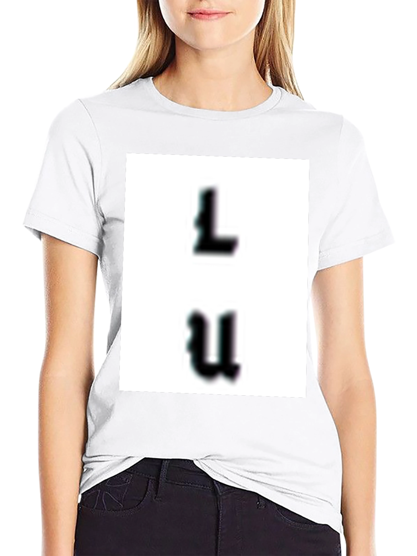 Modern Black Graphic Tee - LU Design