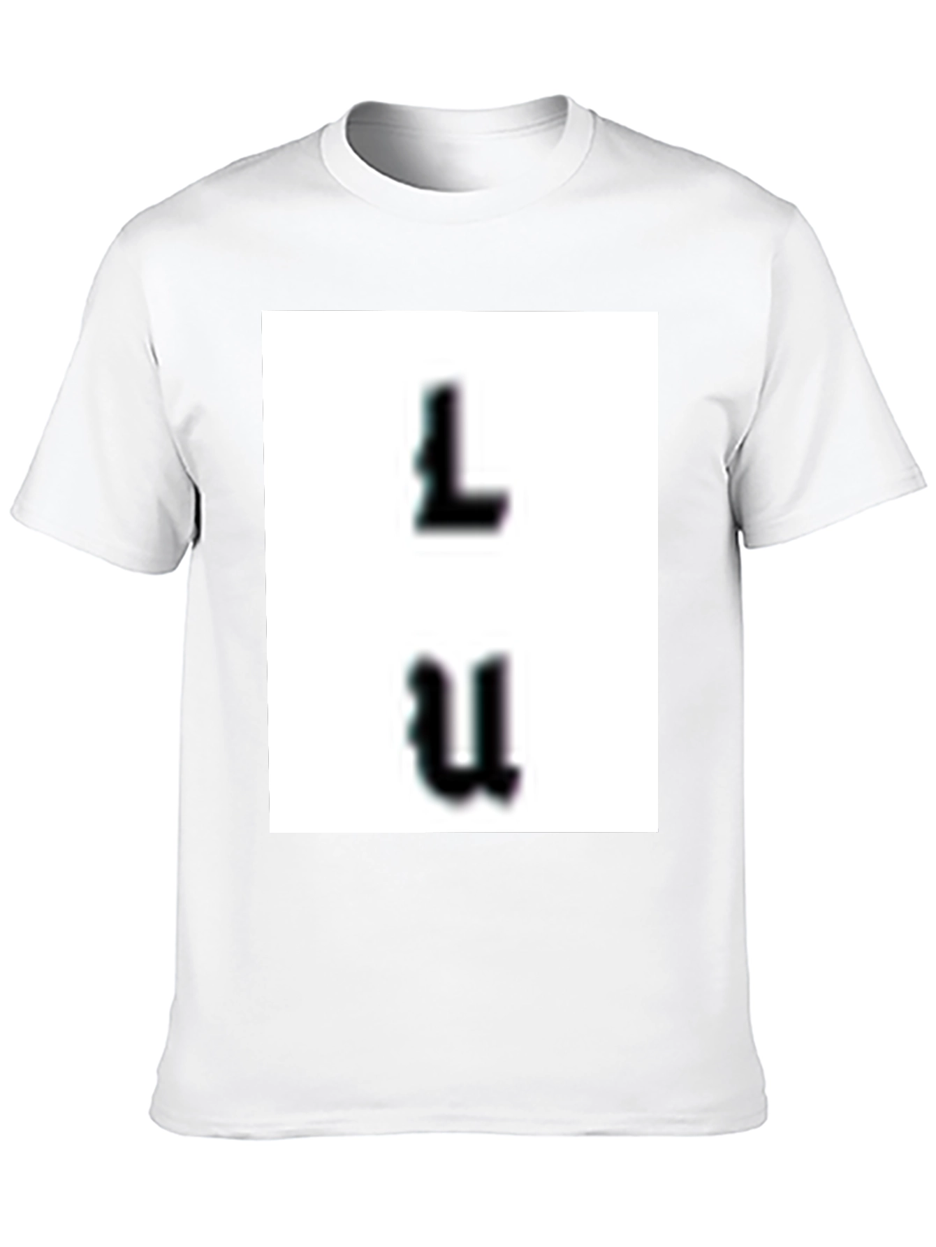 Modern Black Graphic Tee - LU Design