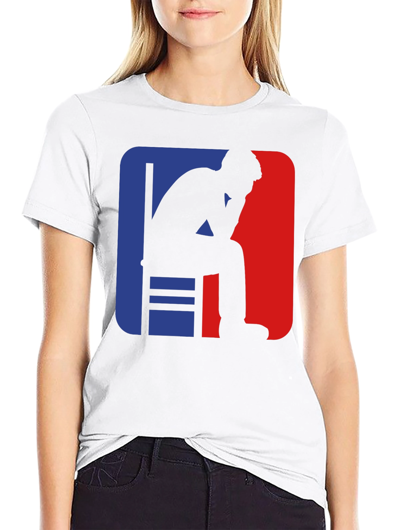 Pensive Man Graphic Tee - Black Cotton T-Shirt