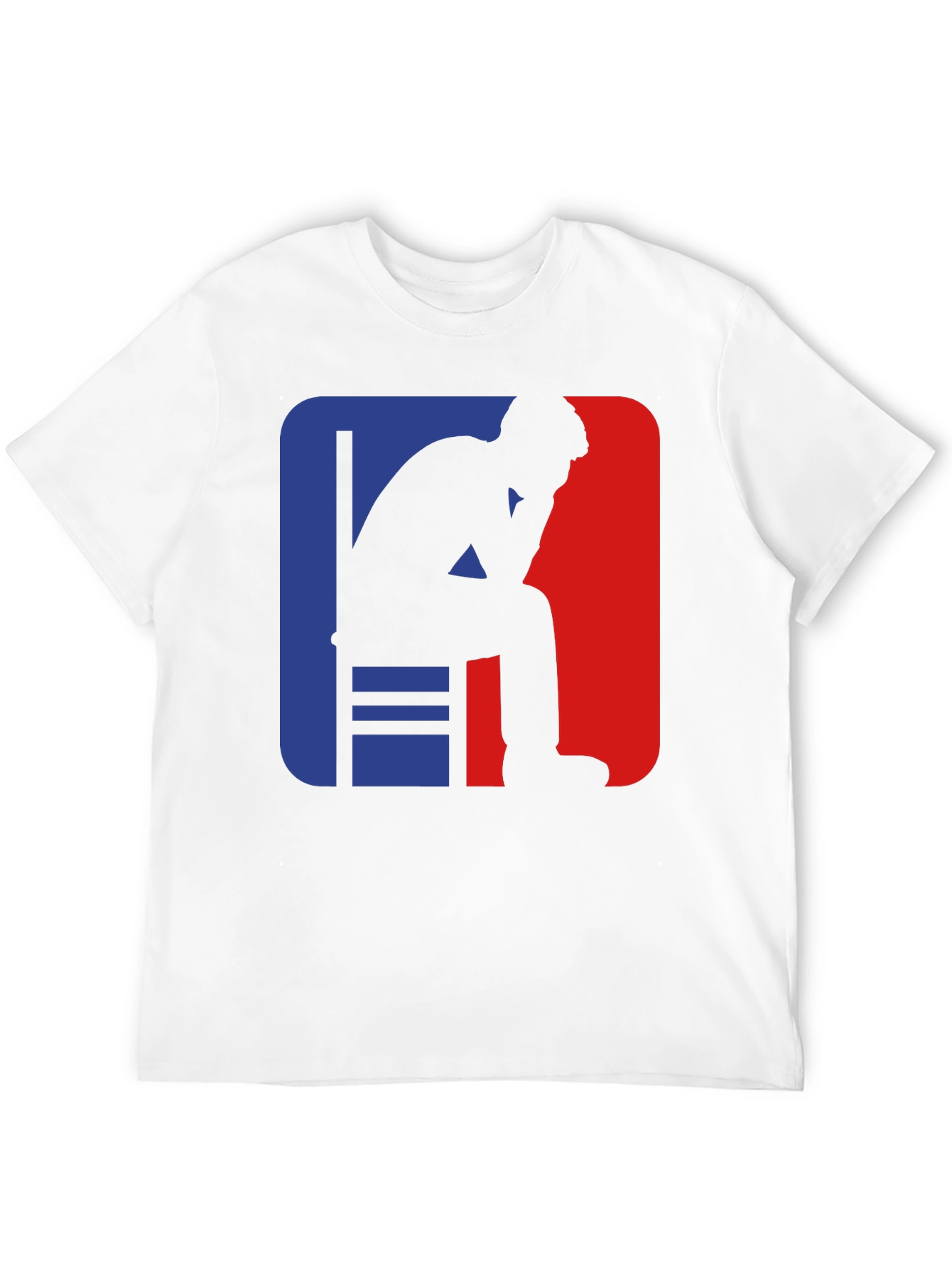 Pensive Man Graphic Tee - Black Cotton T-Shirt