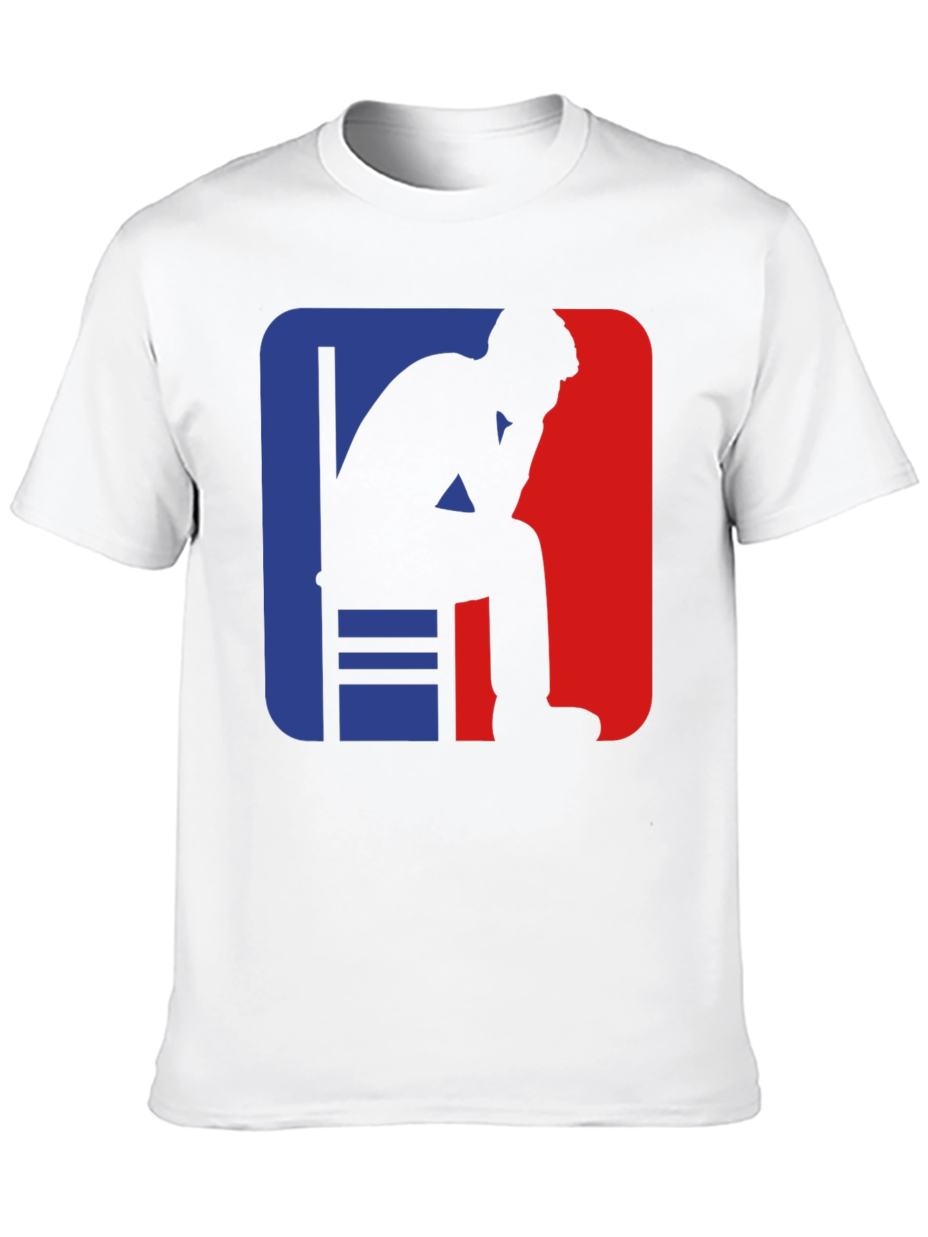 Pensive Man Graphic Tee - Black Cotton T-Shirt
