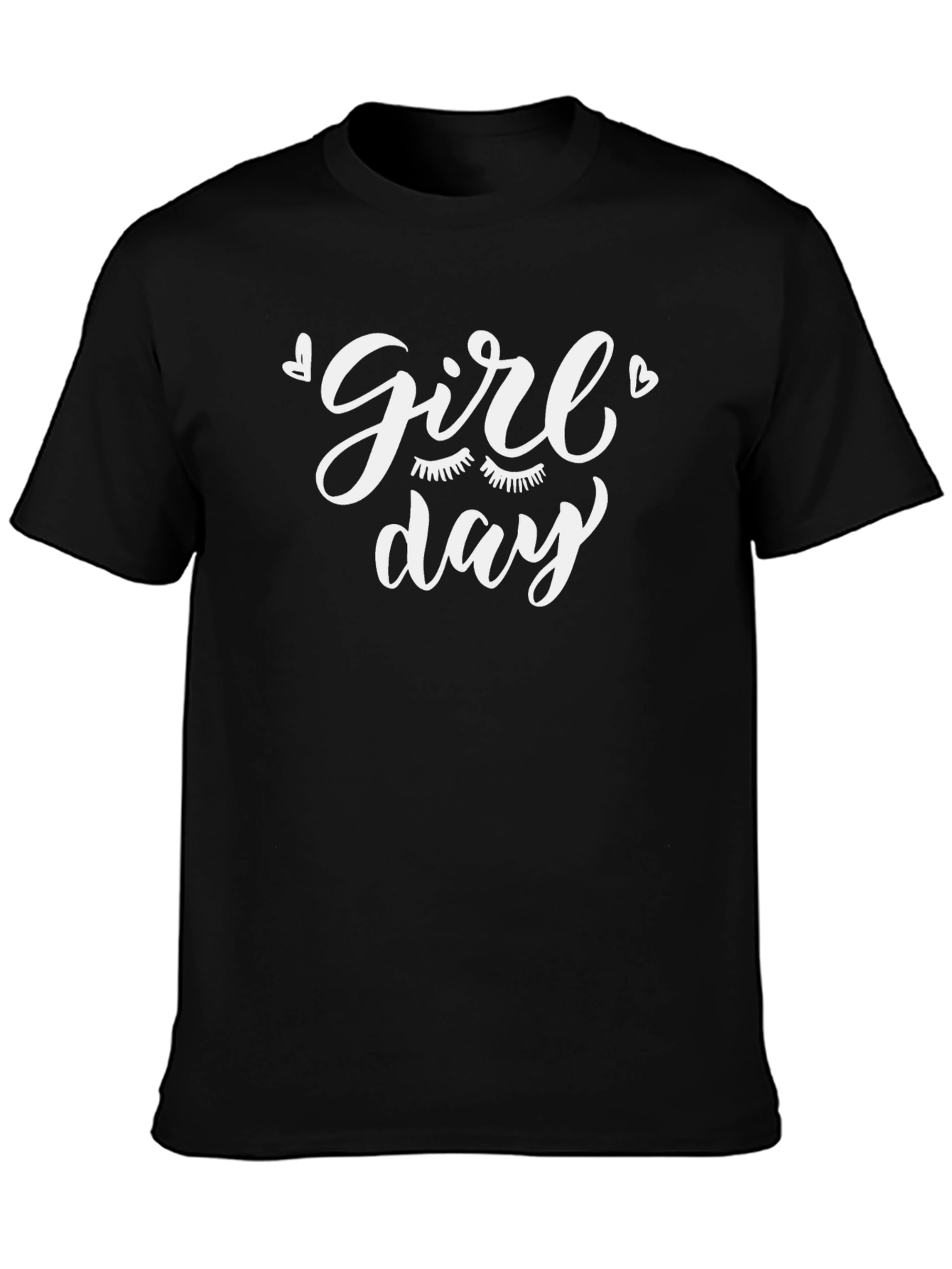 Girl Day Graphic Tee - Black Cotton T-Shirt