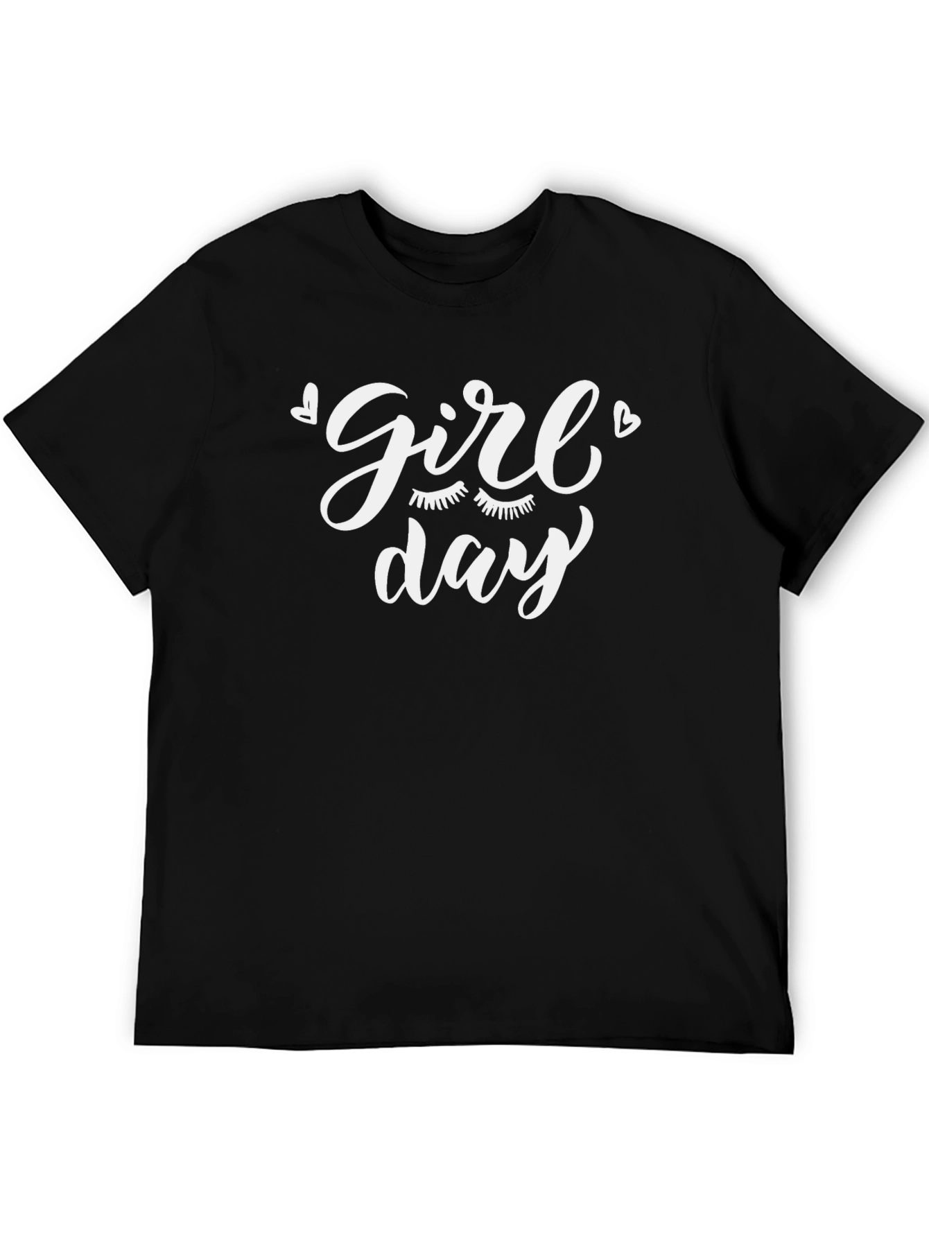 Girl Day Graphic Tee - Black Cotton T-Shirt