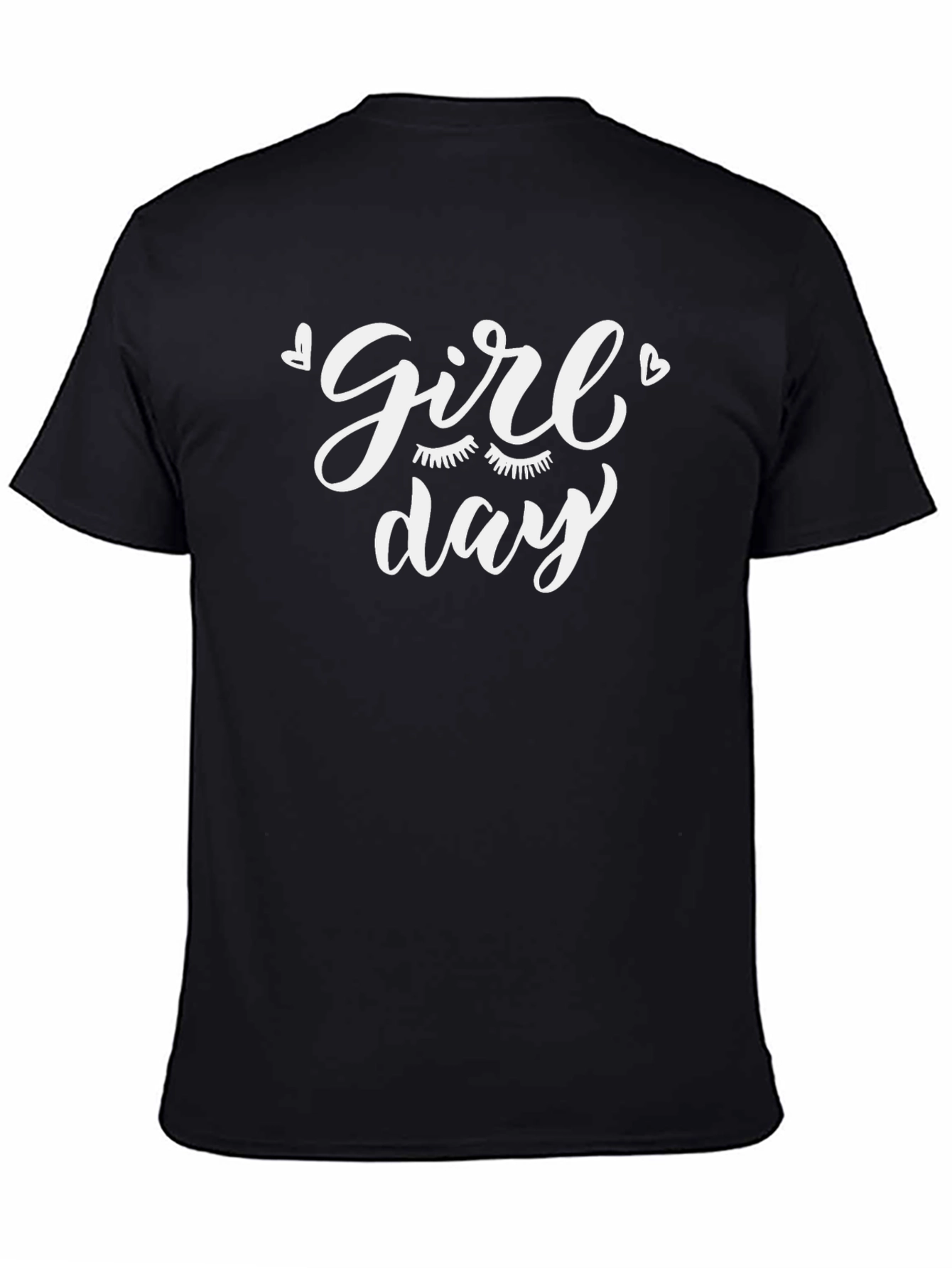 Girl Day Graphic Tee - Black Cotton T-Shirt