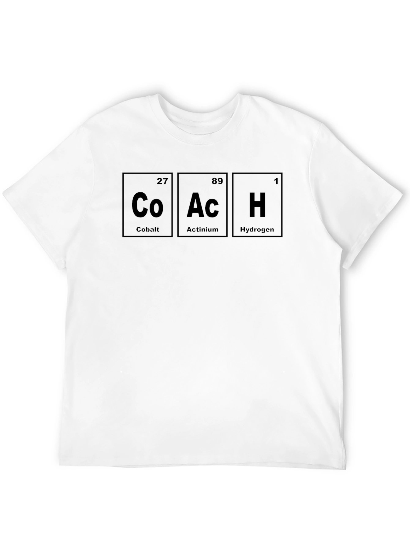 Periodic Table Coach T-Shirt - Black