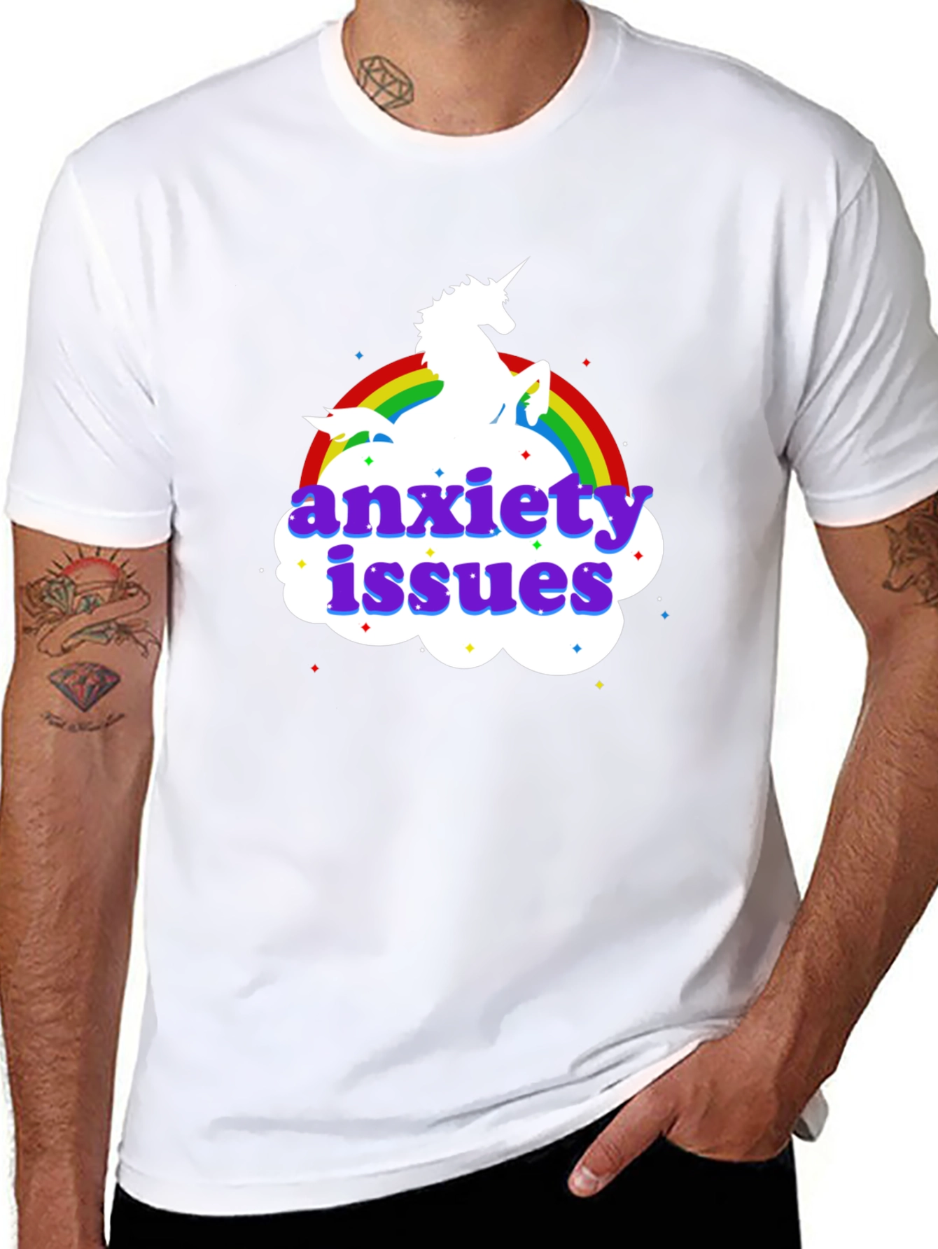 Anxiety Issues Unicorn T-Shirt