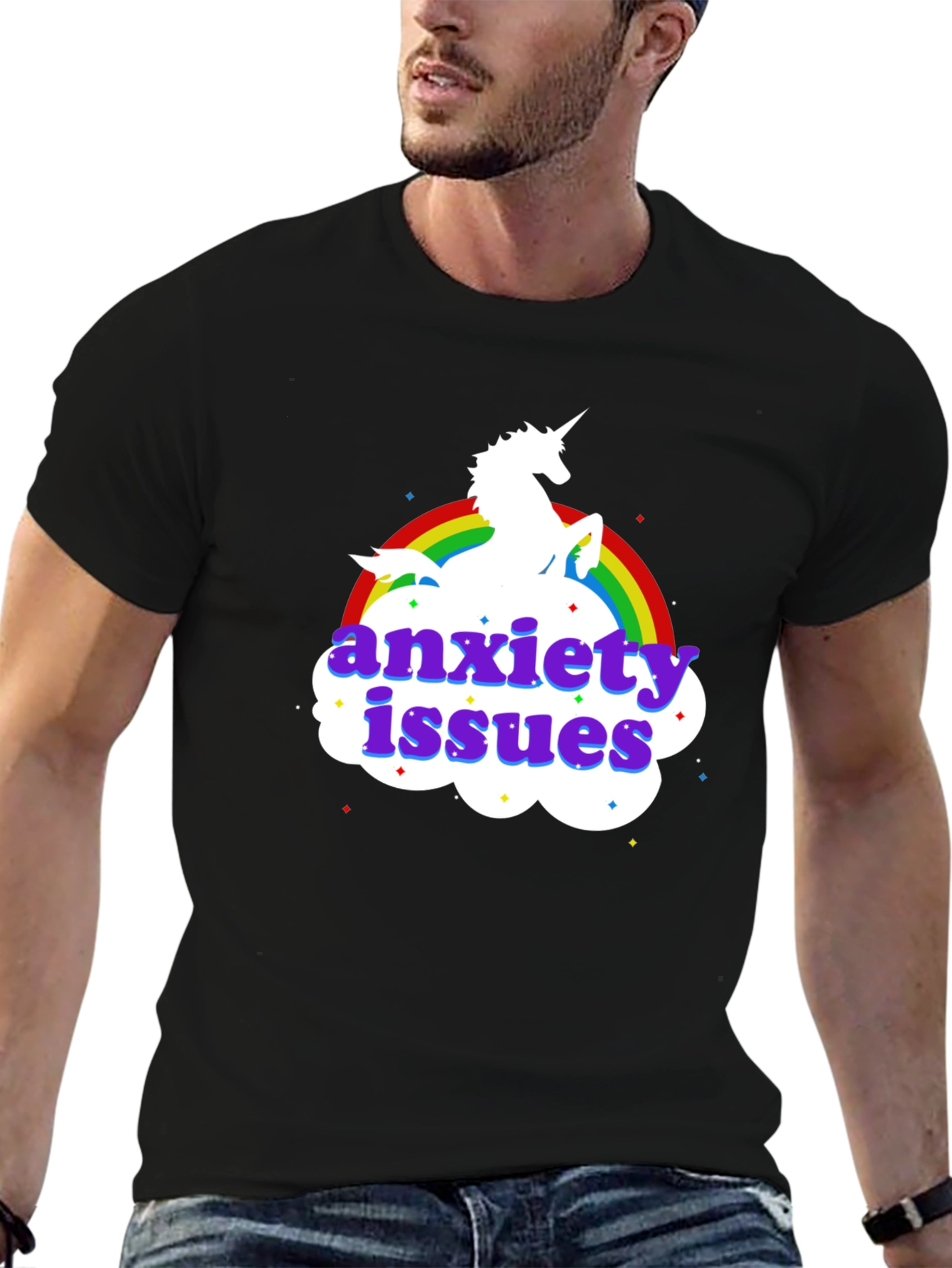 Anxiety Issues Unicorn T-Shirt