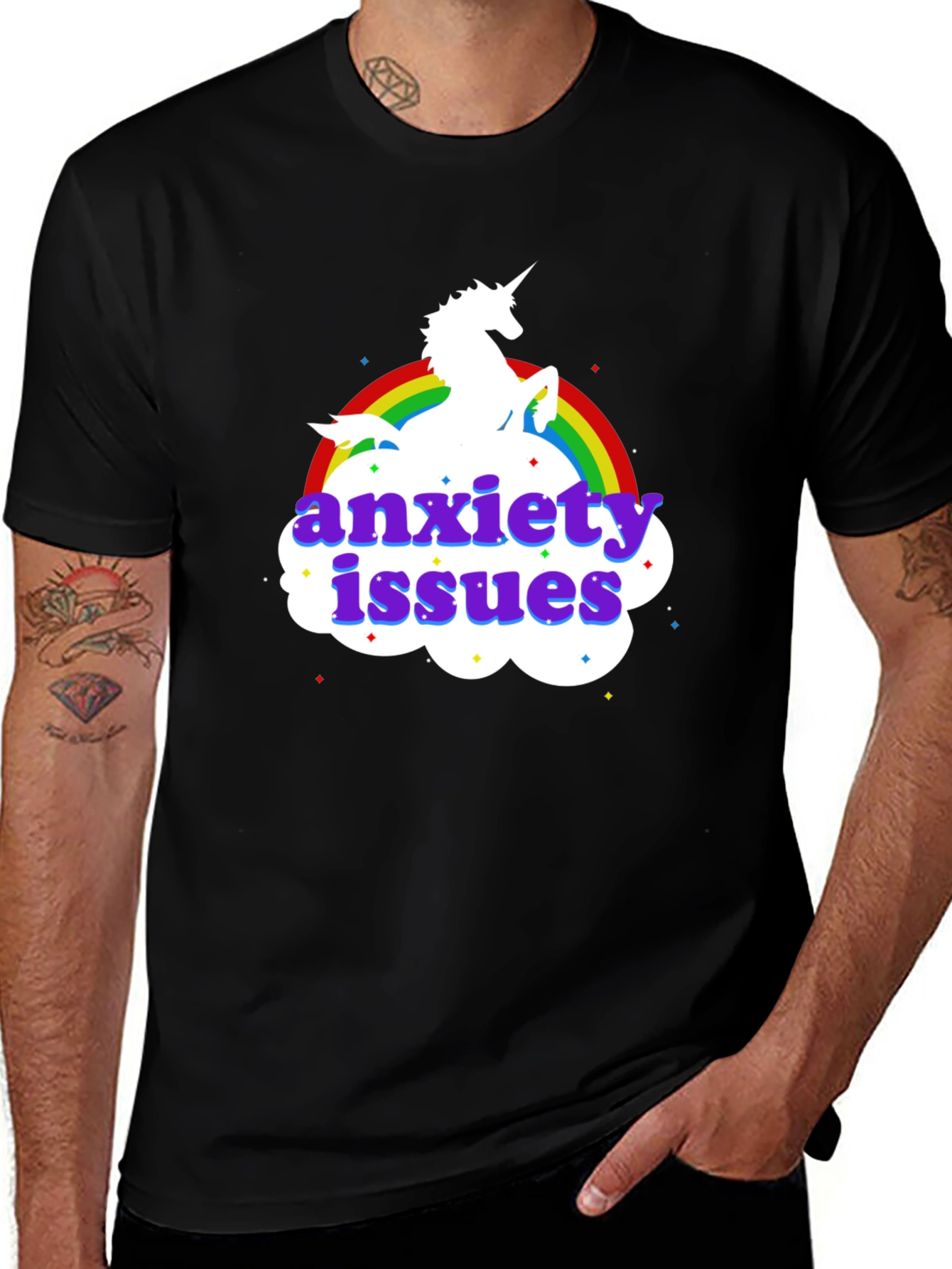 Anxiety Issues Unicorn T-Shirt
