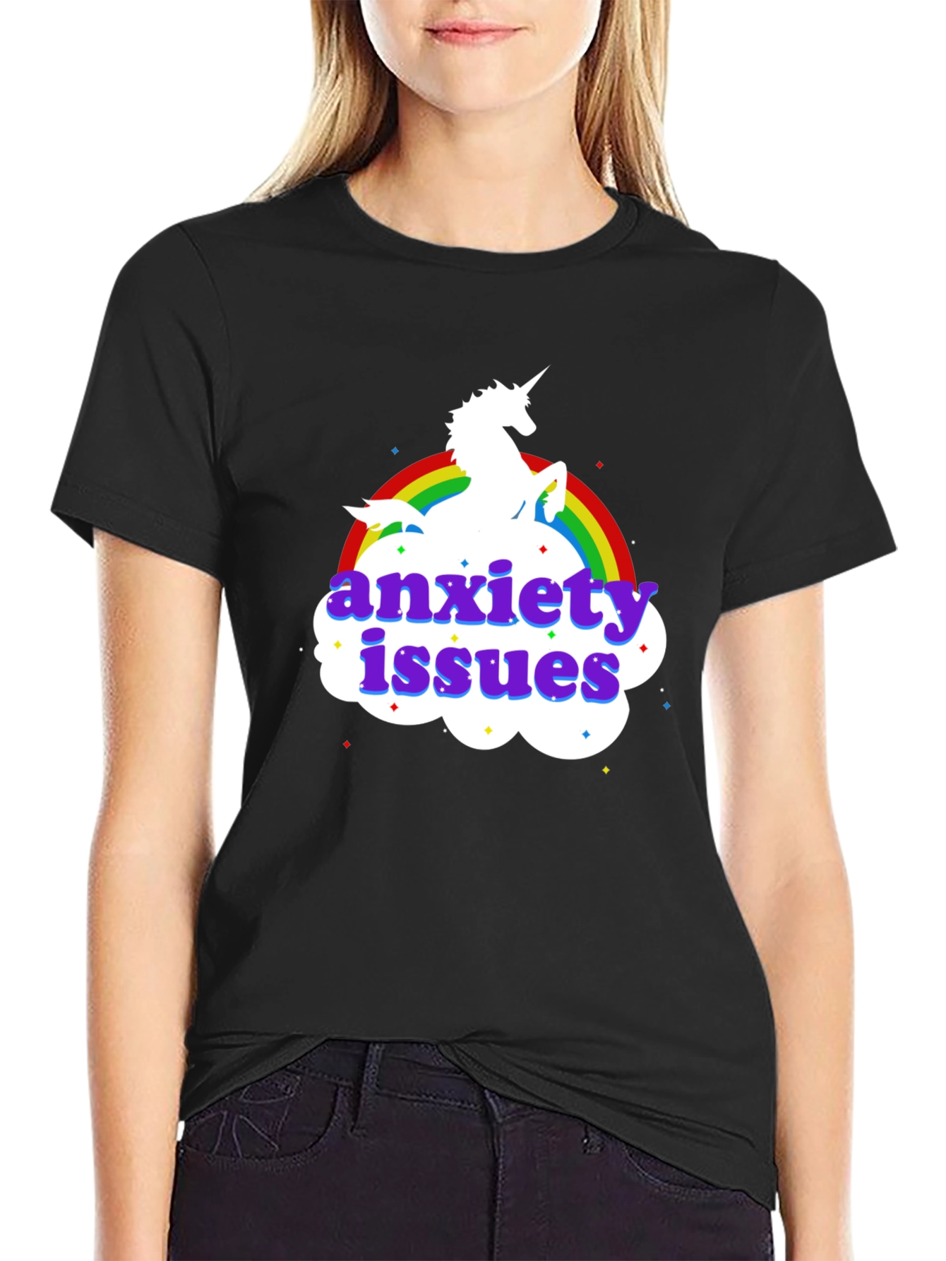 Anxiety Issues Unicorn T-Shirt