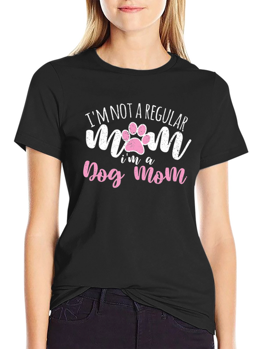 Dog Mom T-Shirt - Womens Casual Tee