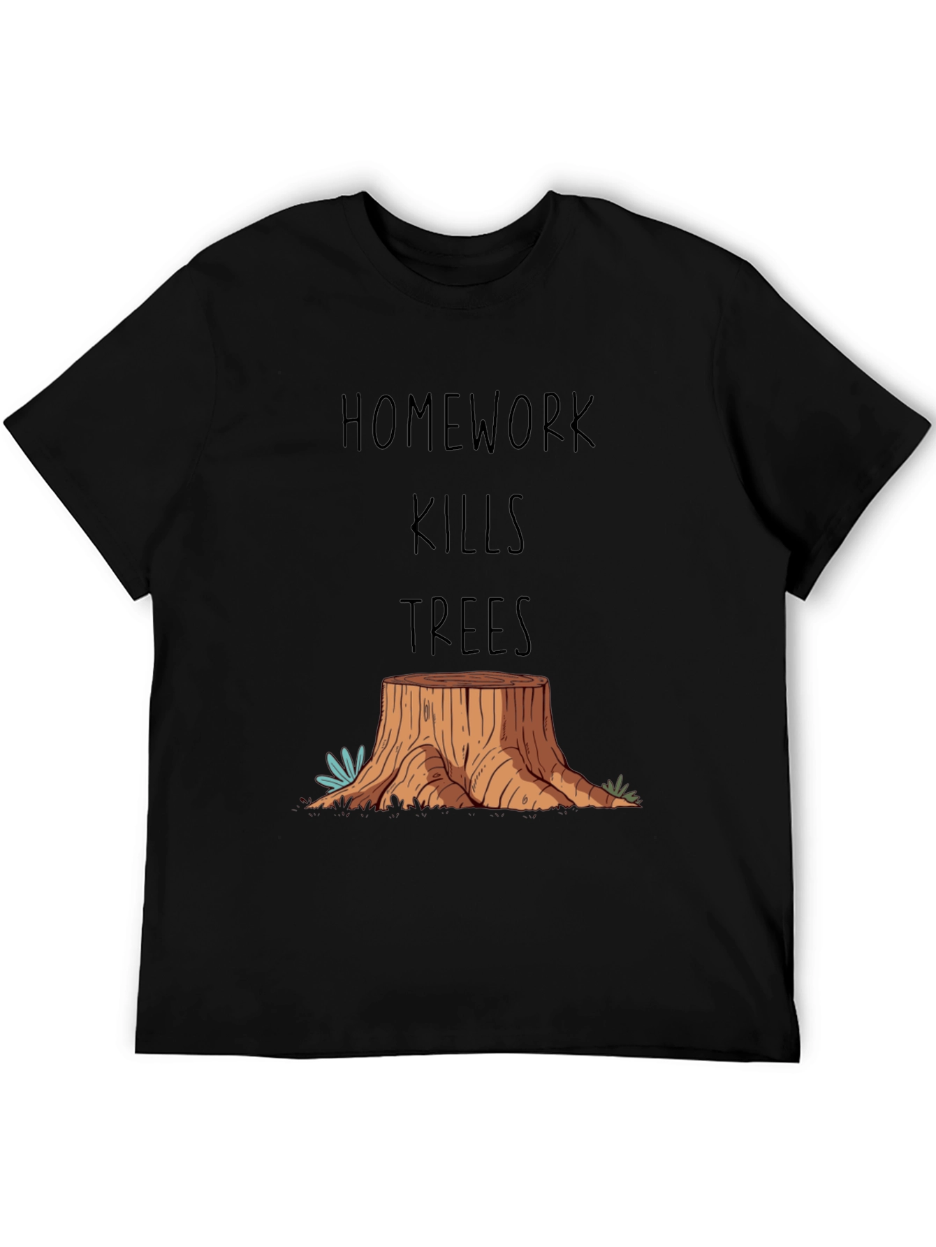 Homework Kills Trees Graphic T-Shirt