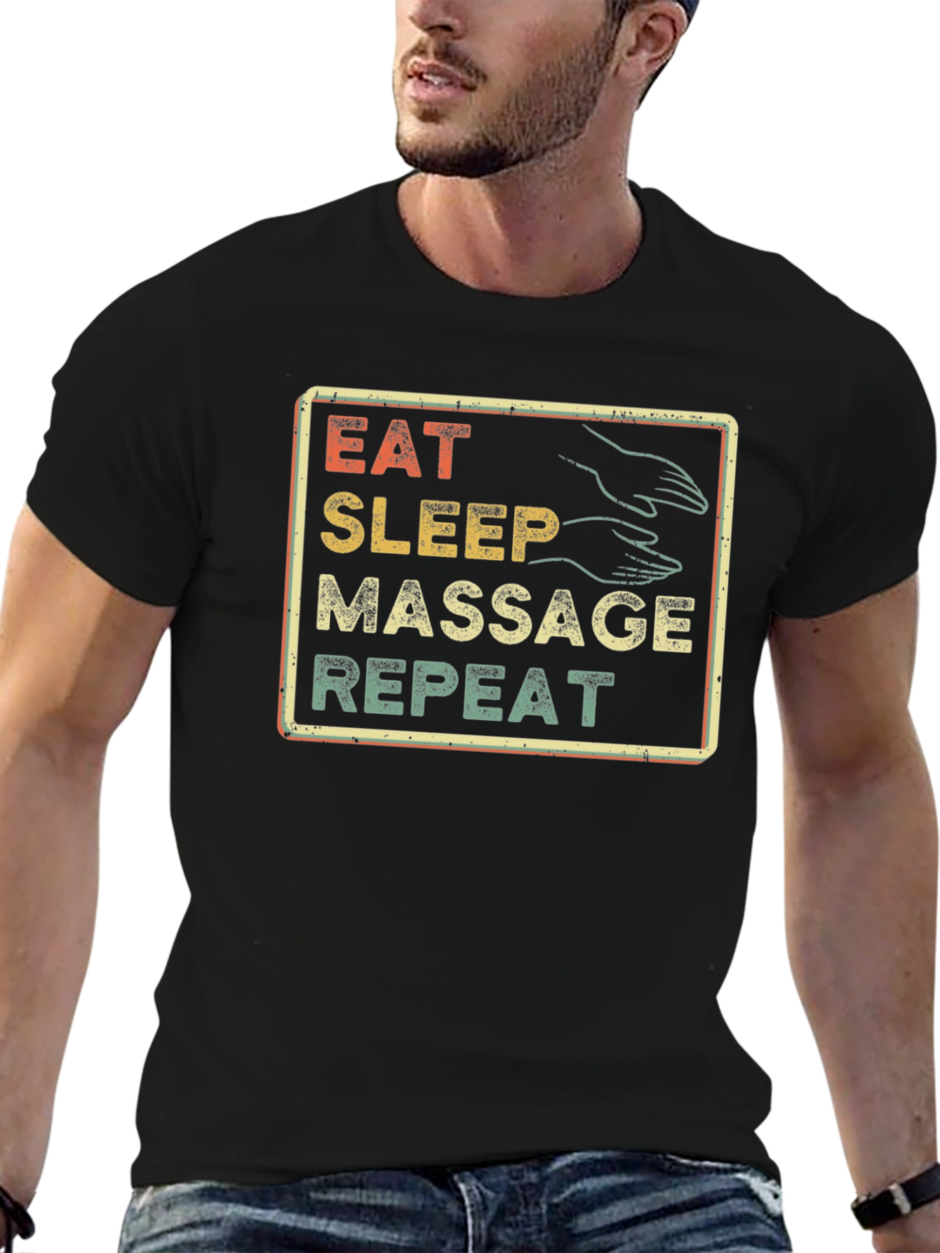 Eat Sleep Massage Repeat T-Shirt