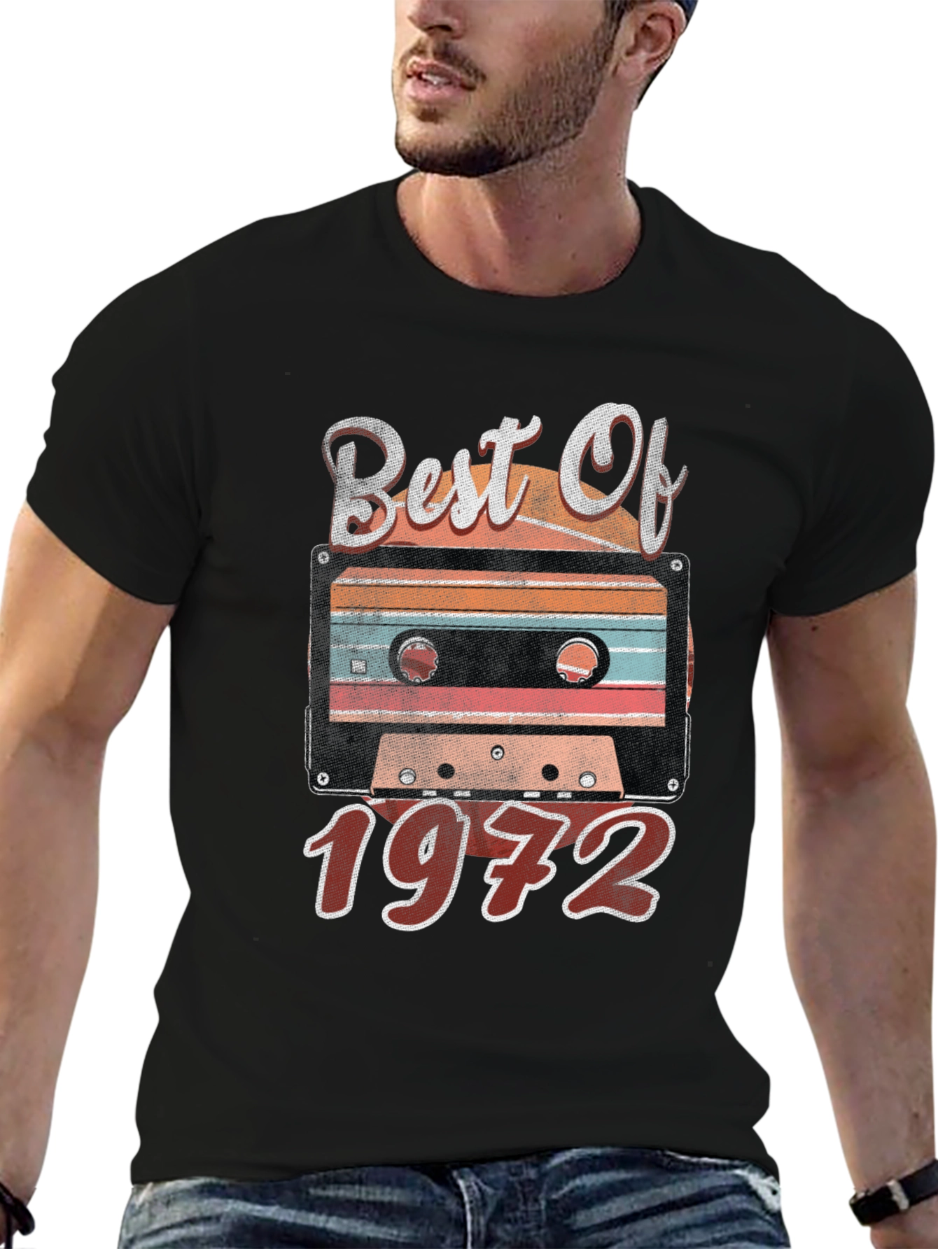 Best Of 1972 T-Shirt - Retro Cassette Design