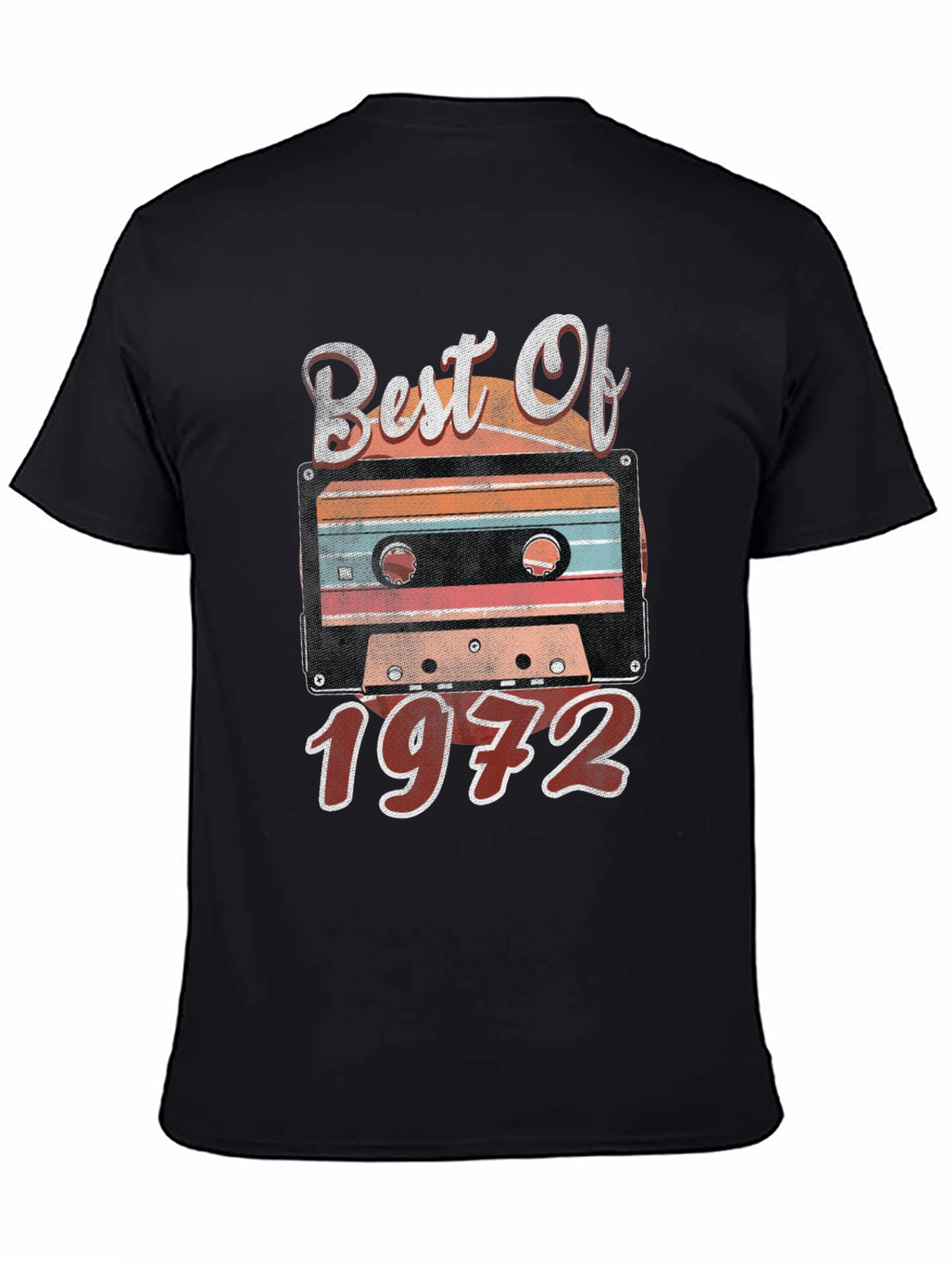 Best Of 1972 T-Shirt - Retro Cassette Design