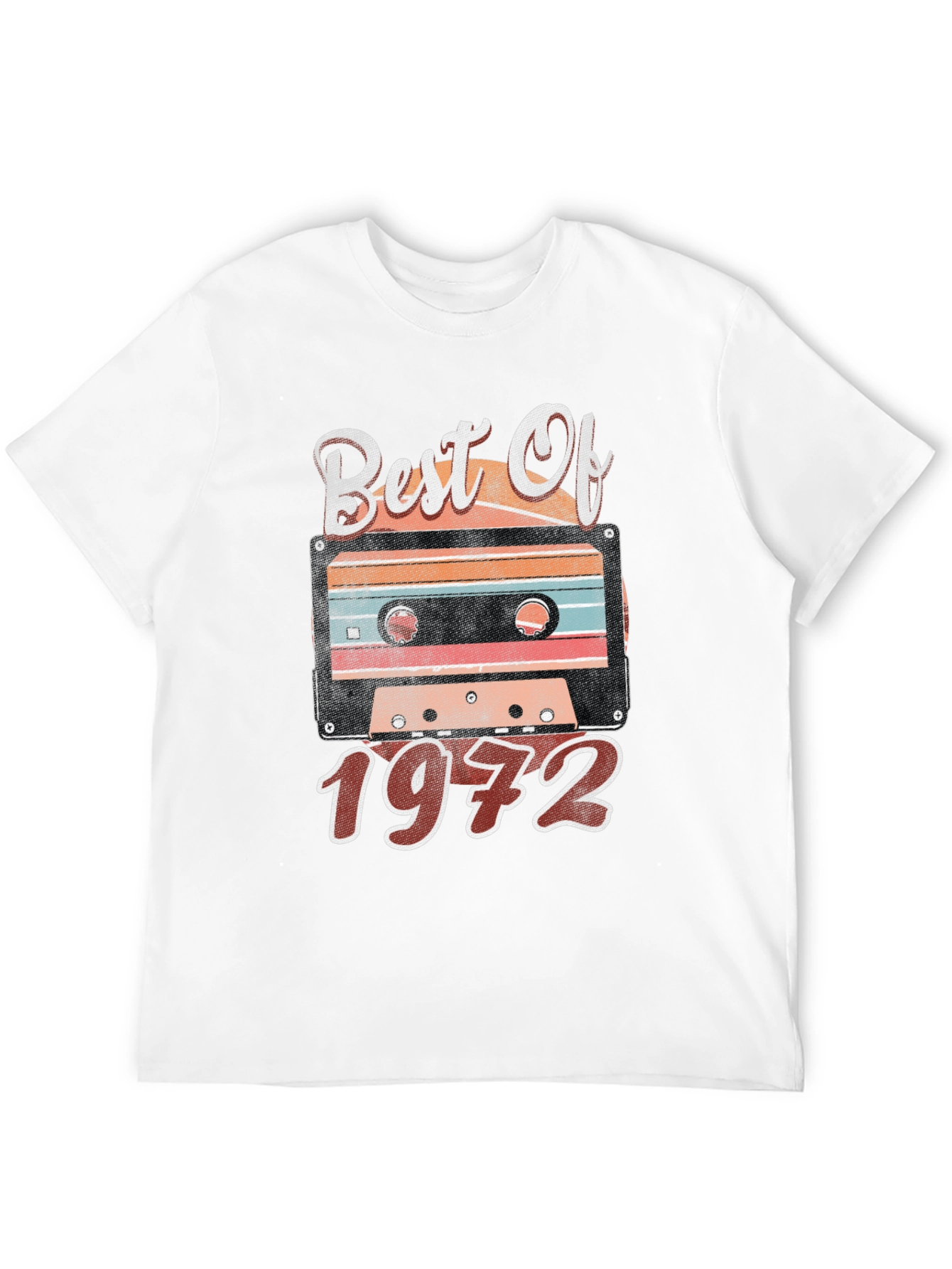 Best Of 1972 T-Shirt - Retro Cassette Design