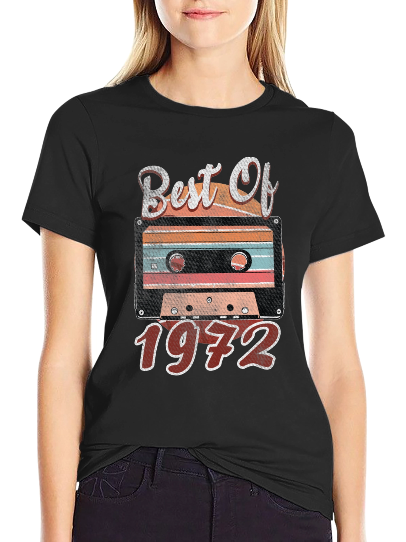 Best Of 1972 T-Shirt - Retro Cassette Design