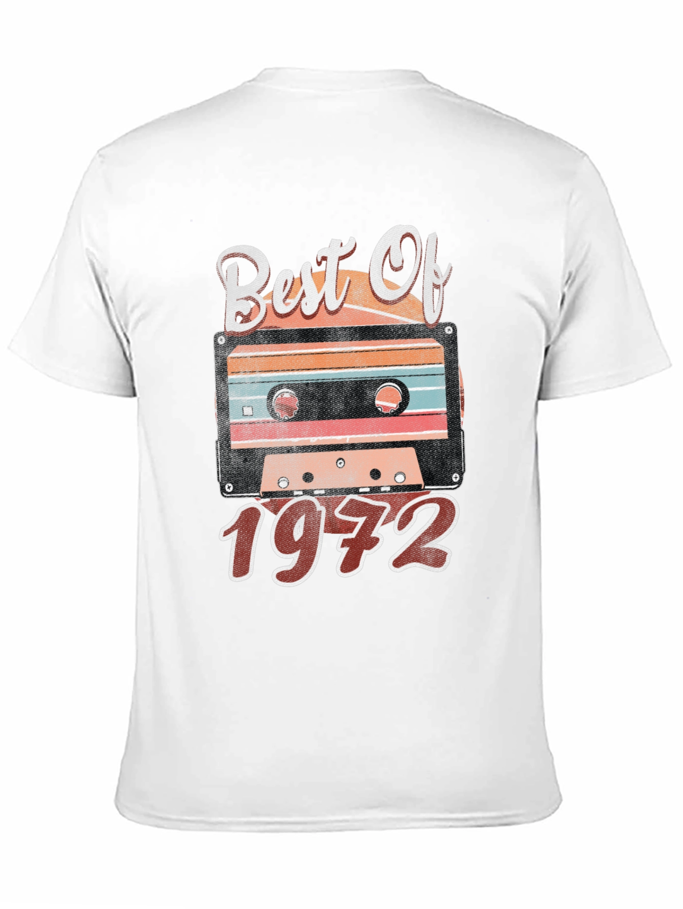 Best Of 1972 T-Shirt - Retro Cassette Design