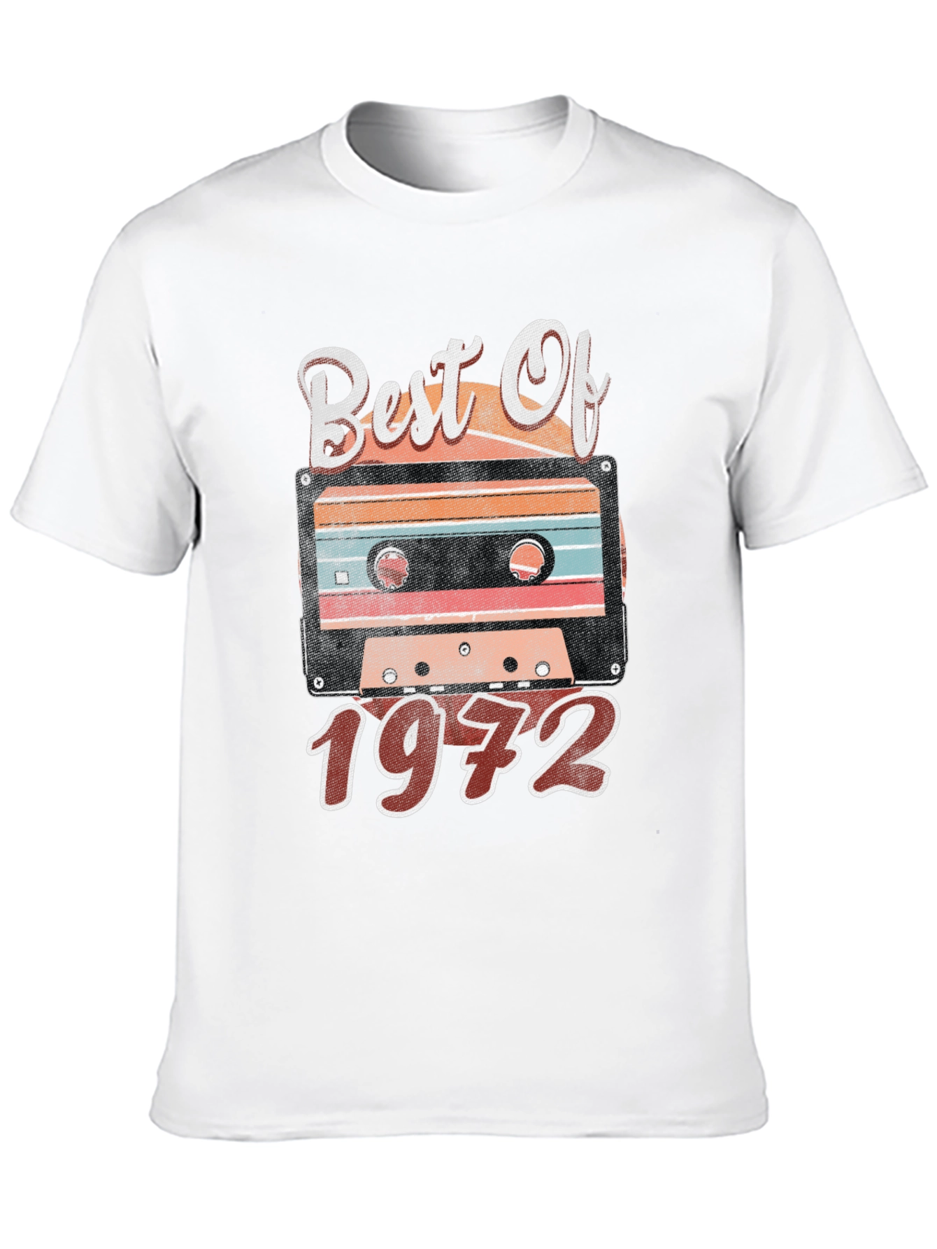 Best Of 1972 T-Shirt - Retro Cassette Design