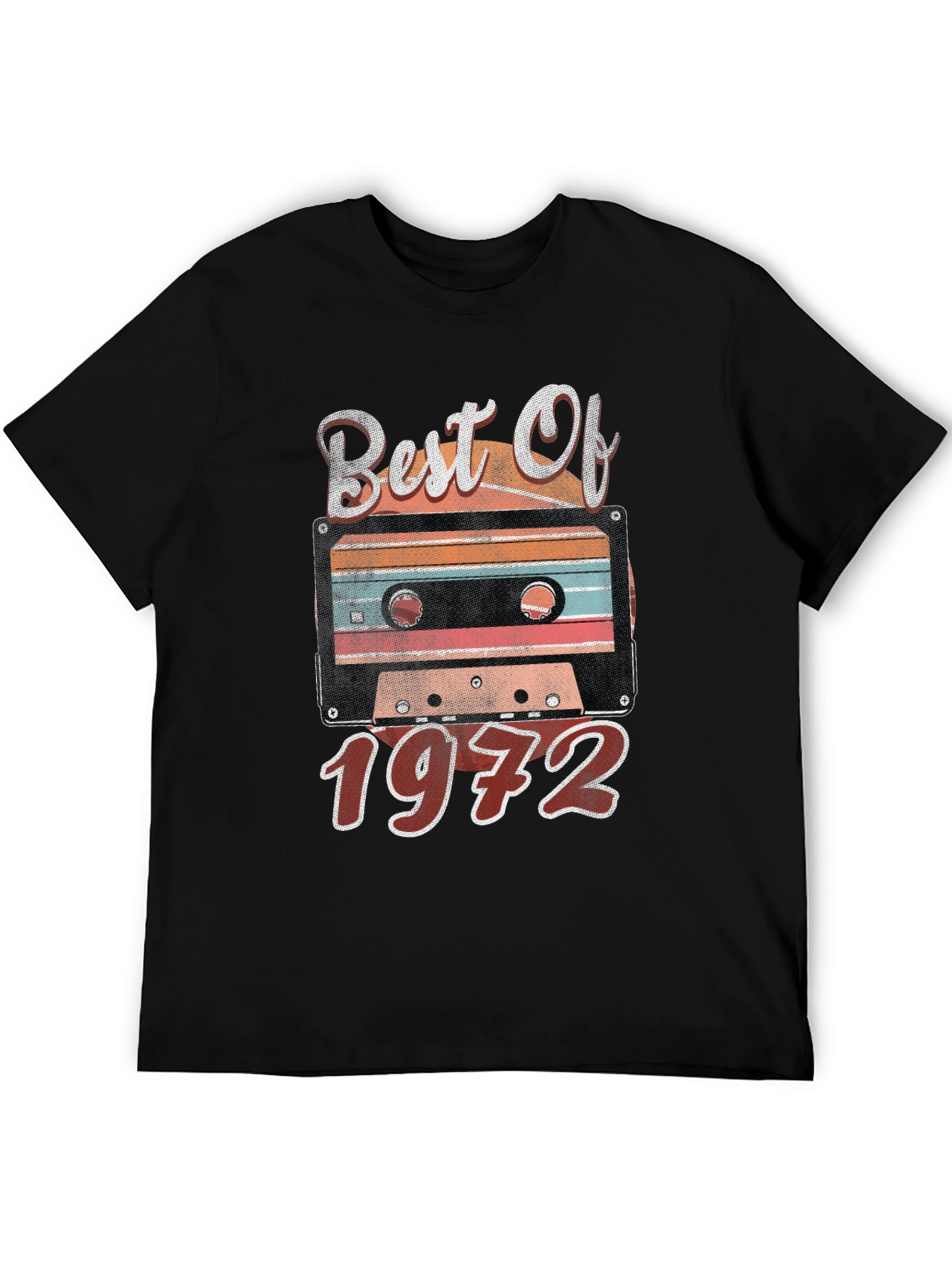 Best Of 1972 T-Shirt - Retro Cassette Design
