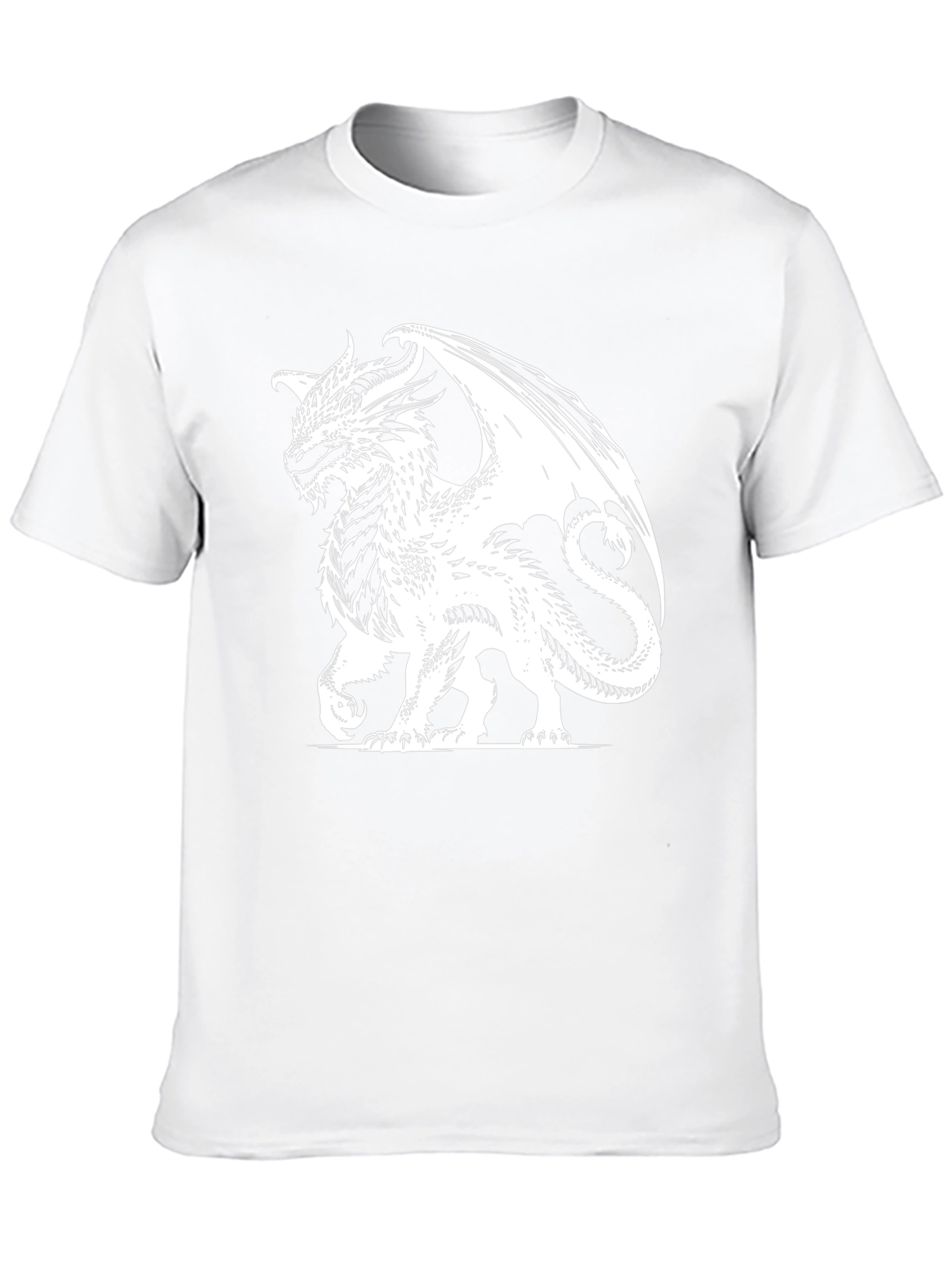 Dragon Graphic Tee - Black Fantasy Shirt
