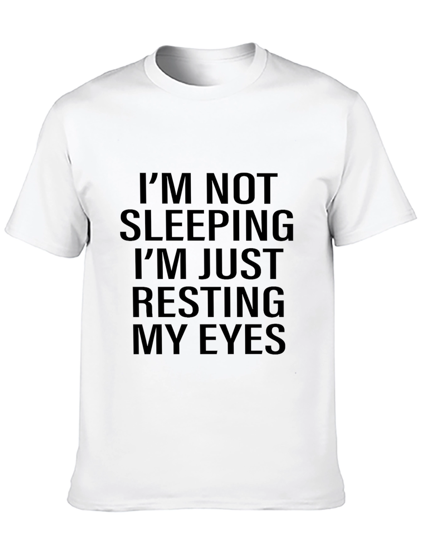 Funny Resting Eyes Graphic T-Shirt