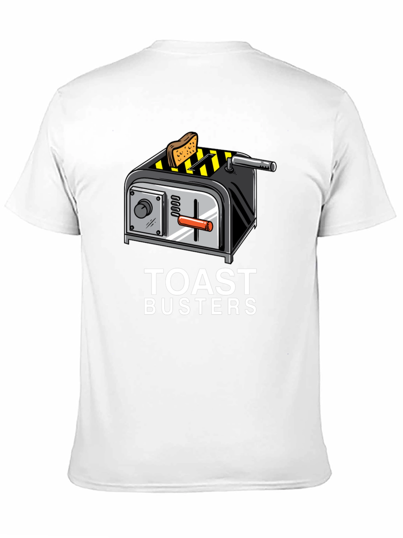 Toast Busters Graphic Tee - Funny Breakfast Shirt