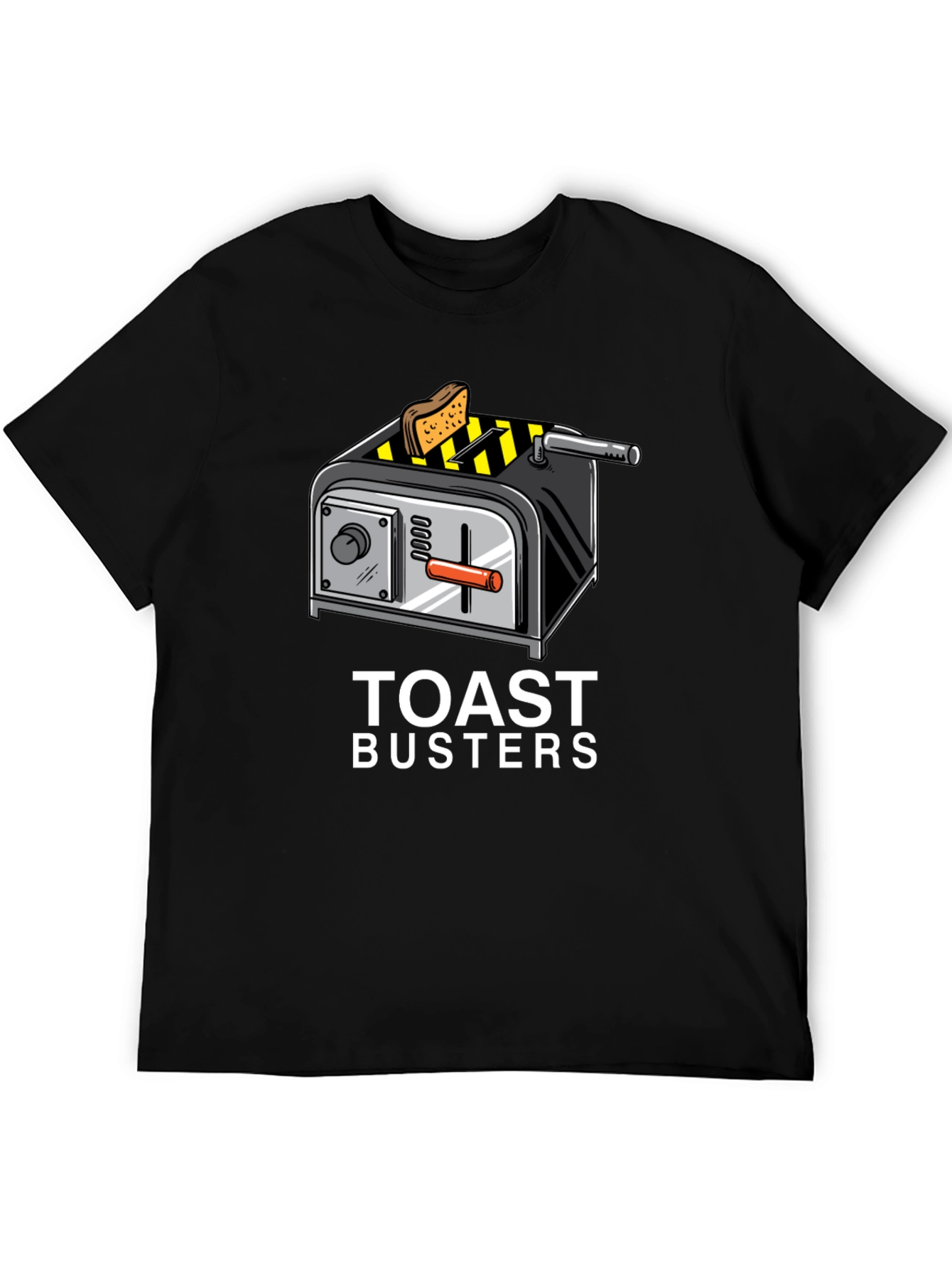 Toast Busters Graphic Tee - Funny Breakfast Shirt