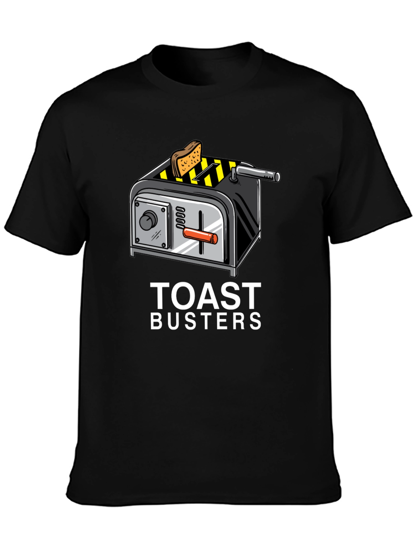 Toast Busters Graphic Tee - Funny Breakfast Shirt