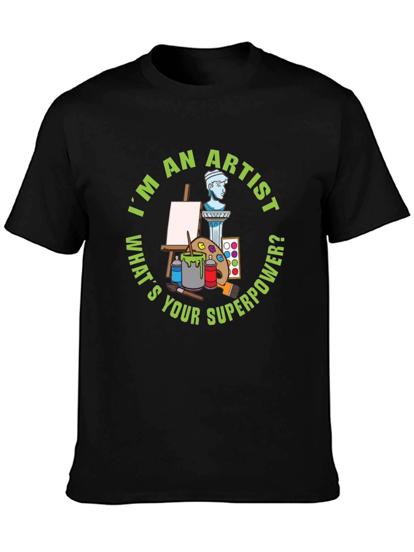 Artist Superpower Graphic T-Shirt - Unisex Cotton Tee