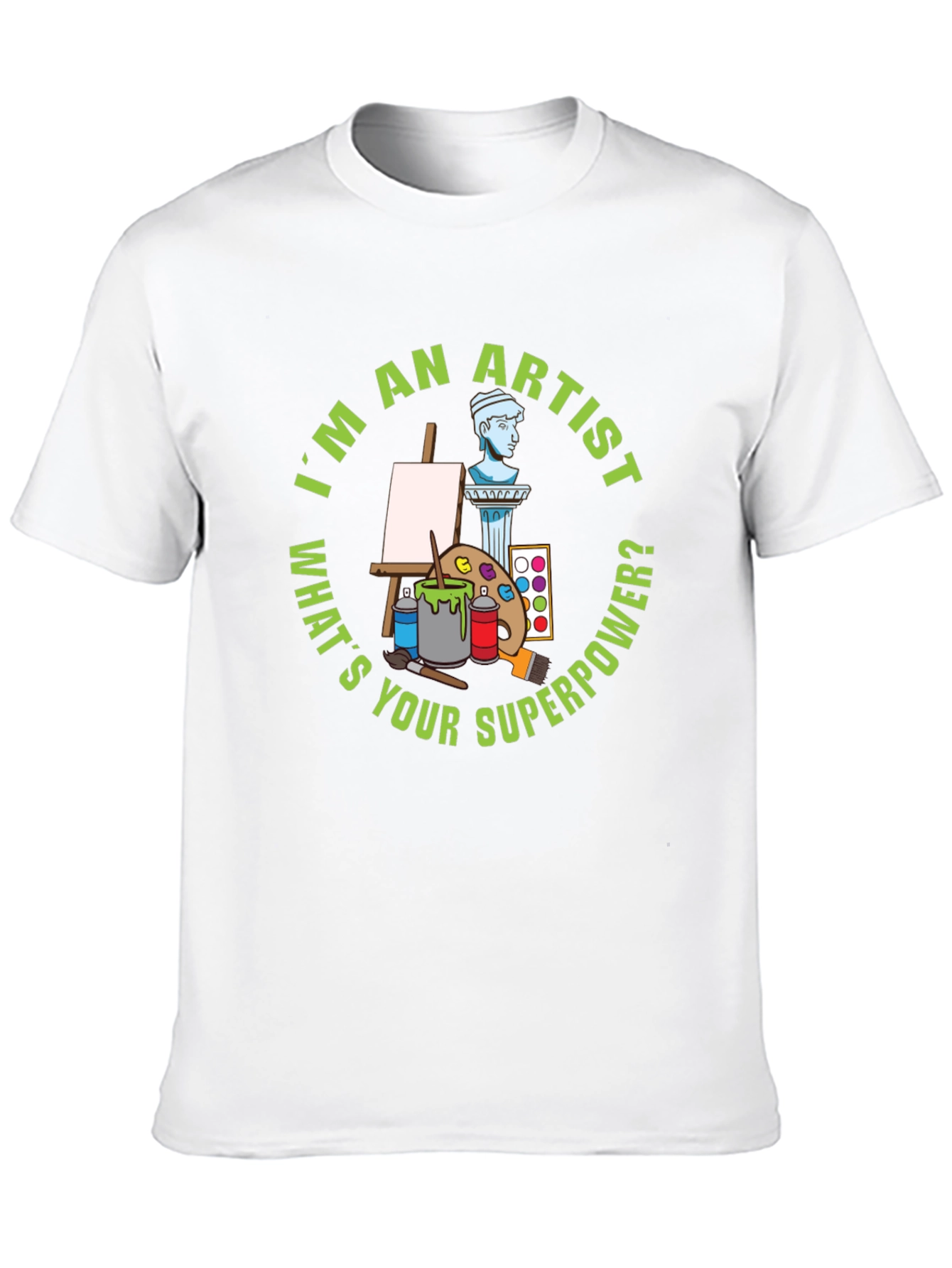 Artist Superpower Graphic T-Shirt - Unisex Cotton Tee