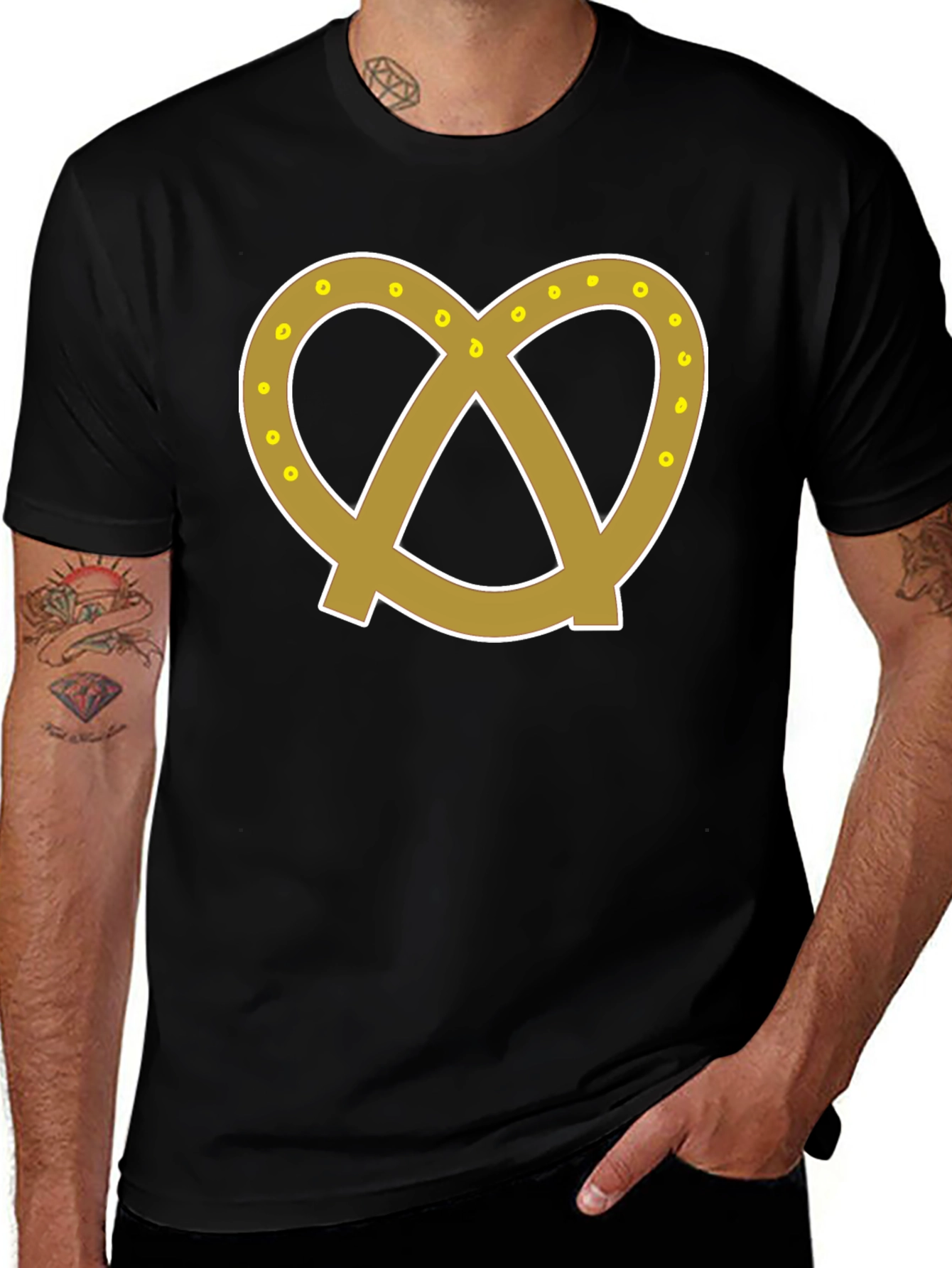 Pretzel Graphic Tee - Casual Comfort